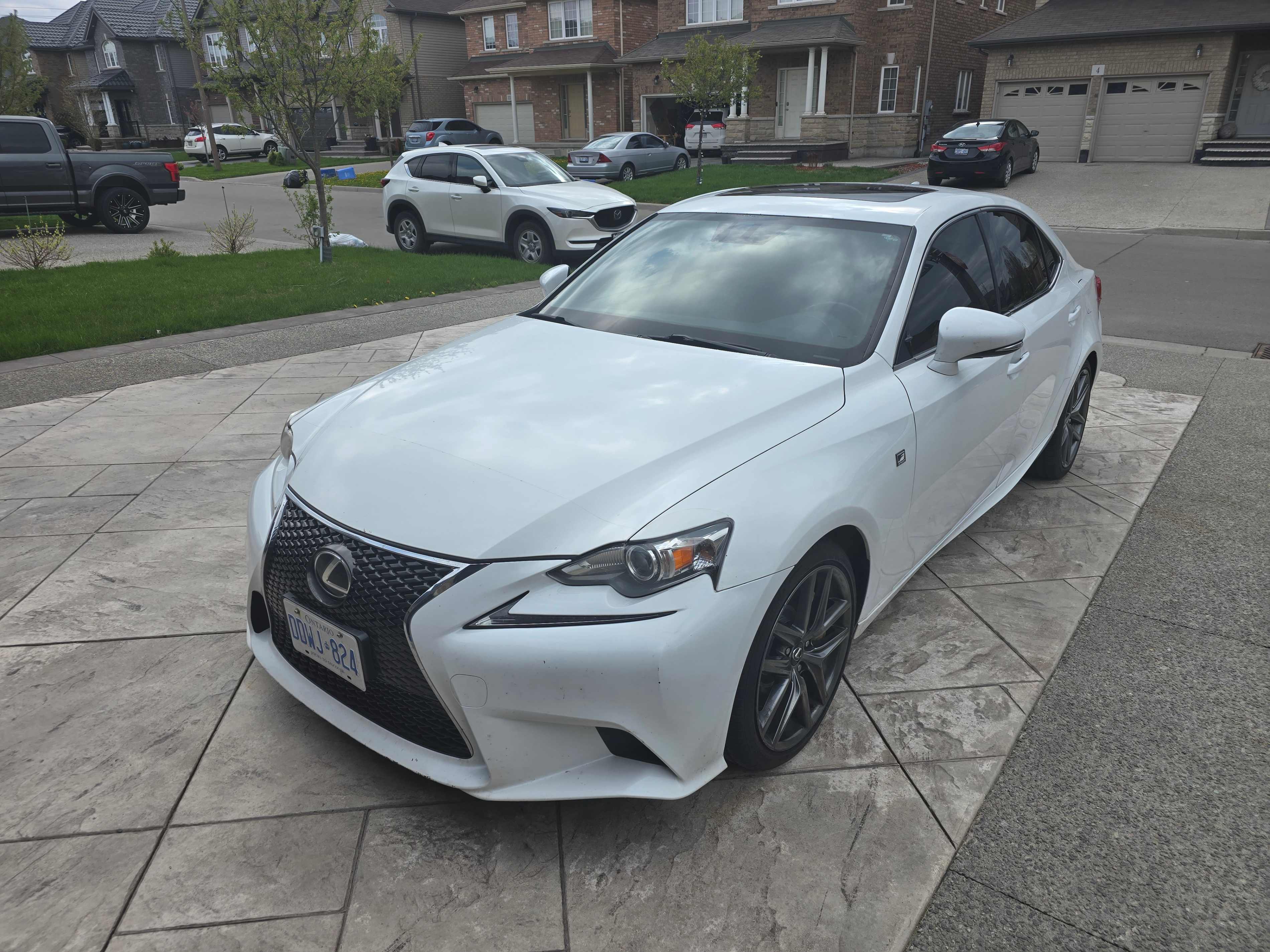 LEXUS IS 300 4DR SDN AWD 2016 with VIN JTHCM1D22G5002153 - Photo from auction