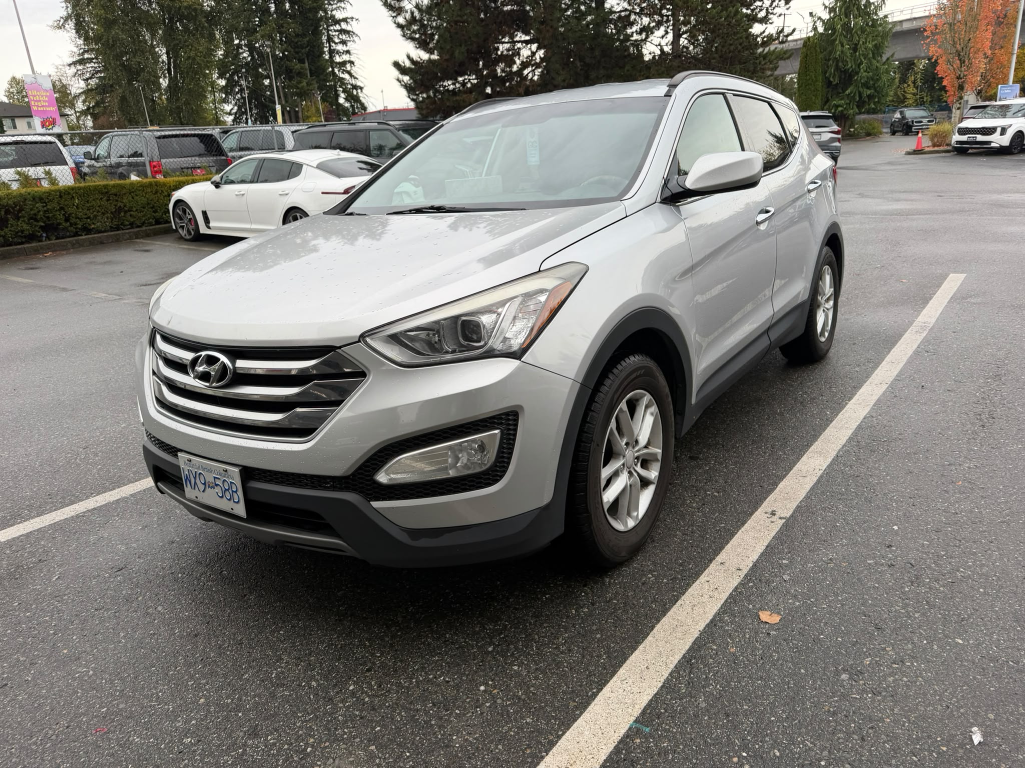 HYUNDAI SANTA FE SPORT PREMIUM 2015 с VIN 5XYZU3LB6FG273019 - Снимка от търг