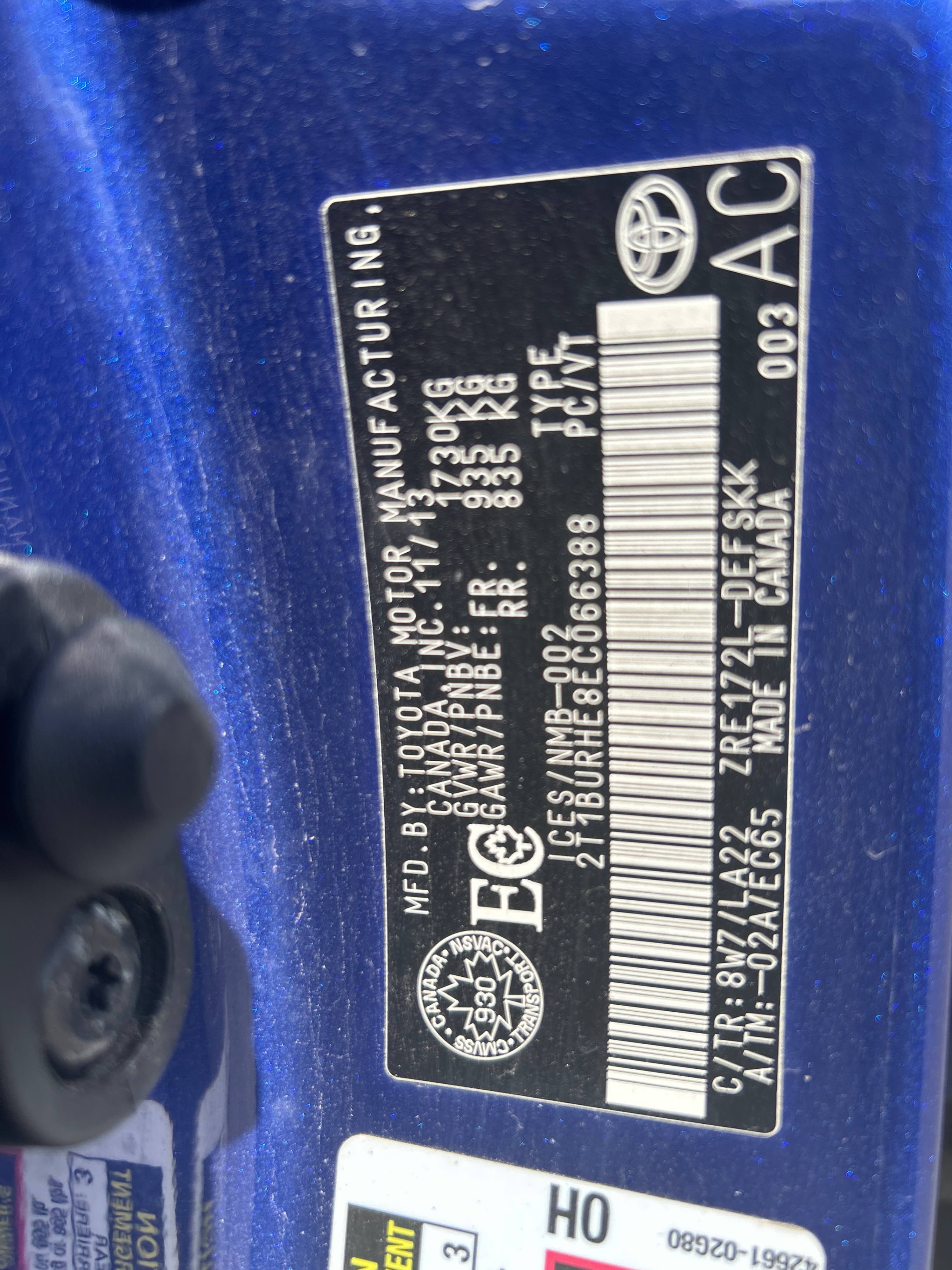 Photo 10 from auction – 2014 TOYOTA COROLLA 4DR SDN with VIN 2T1BURHE8EC066388