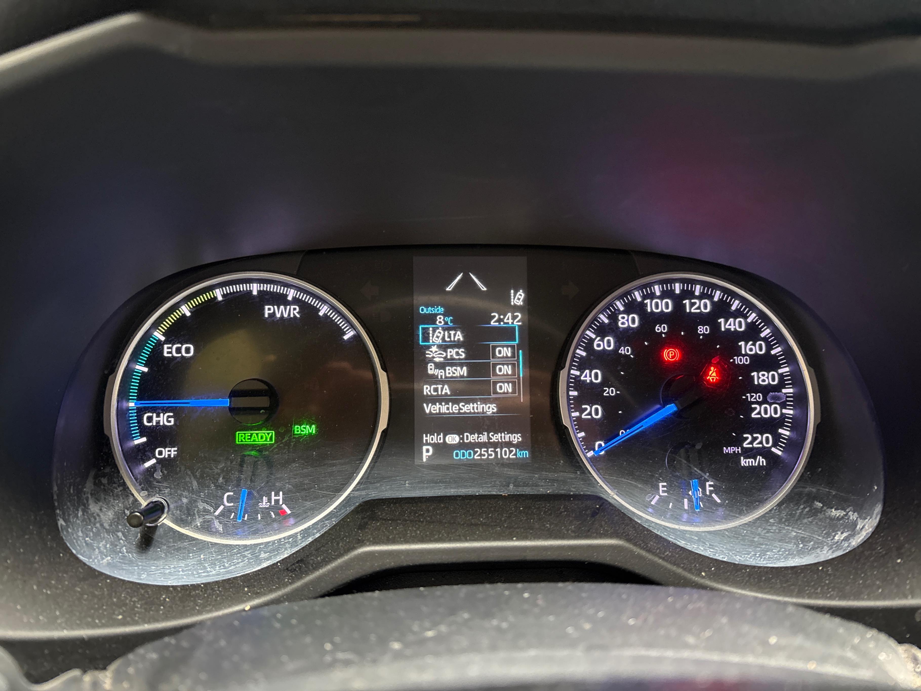 Снимка 8 от търг – 2019 TOYOTA RAV4 HYBRID LE с VIN 2T3BWRFV6KW017513