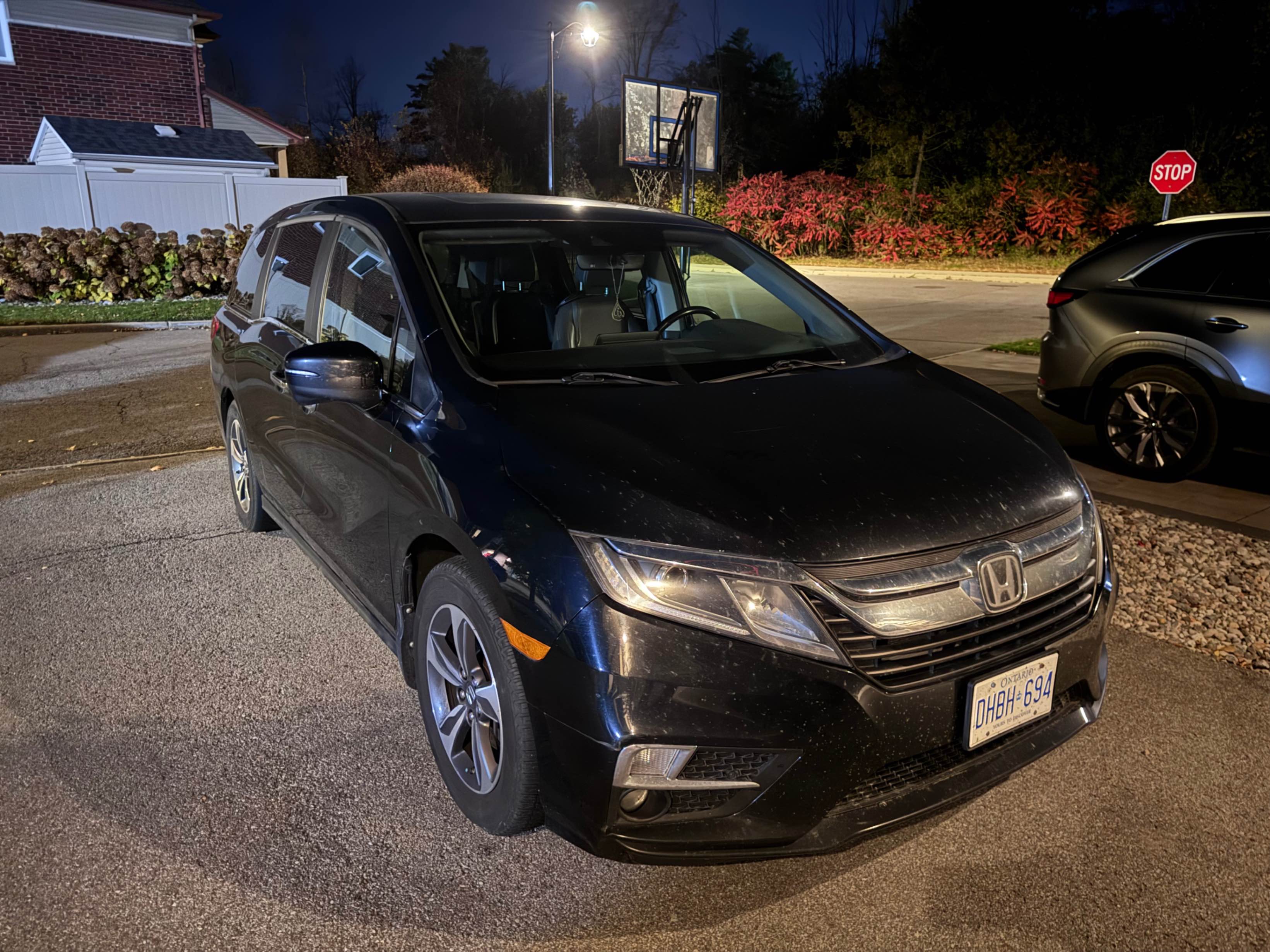 HONDA ODYSSEY EX-L 2019 с VIN 5FNRL6H6XKB507597 - Снимка от търг