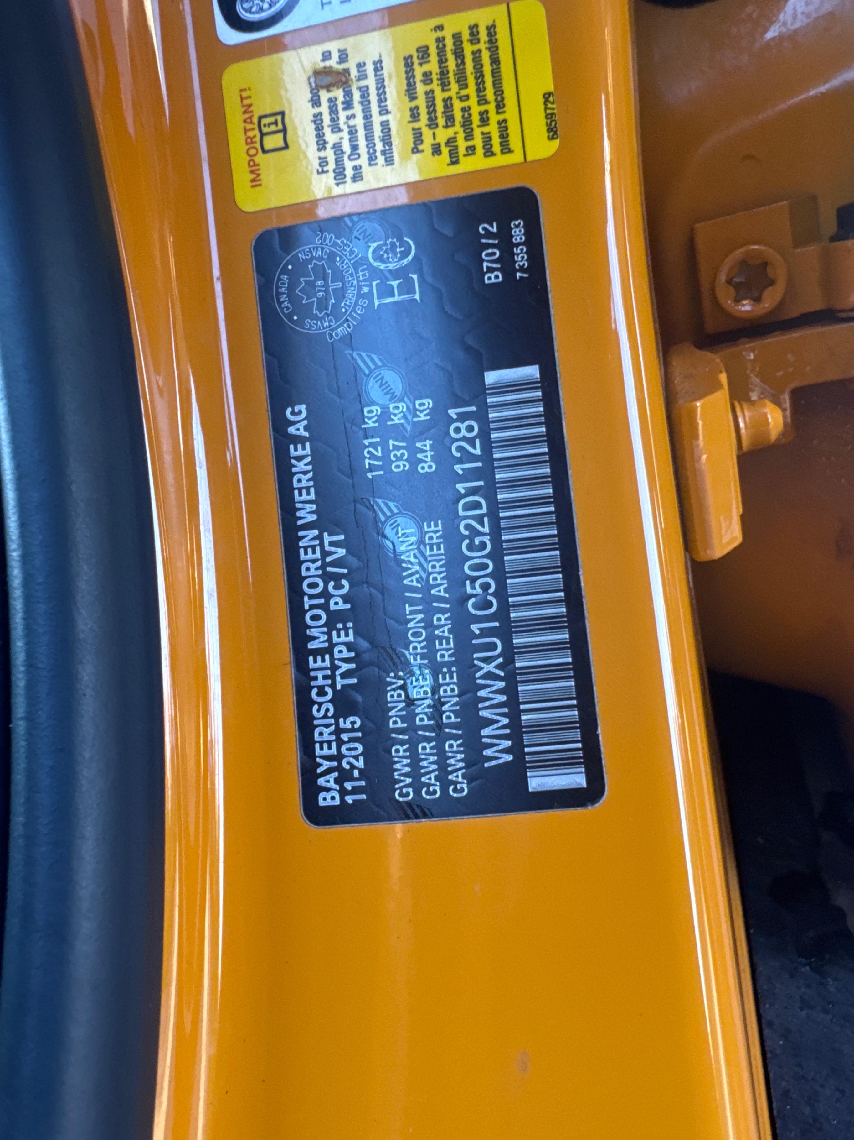 Снимка 10 от търг – 2016 MINI COOPER HARDTOP 5 DOOR 5DR HB с VIN WMWXU1C50G2D11281