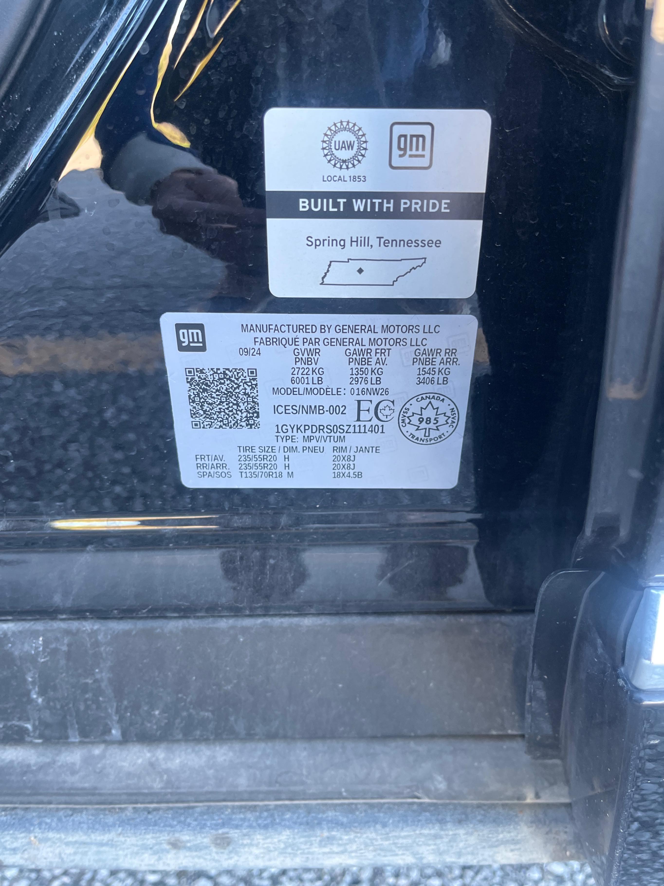 Снимка 11 от търг – 2025 CADILLAC XT6 AWD PREMIUM LUXURY с VIN 1GYKPDRS0SZ111401