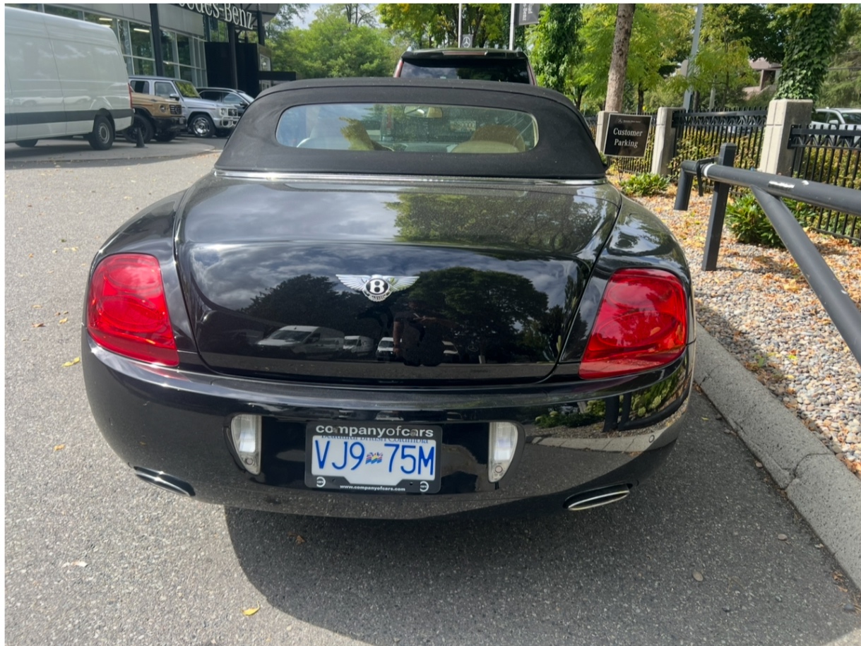 Photo 4 from auction – 2007 BENTLEY CONTINENTAL GT 2DR CONV with VIN SCBDR33W97C047550