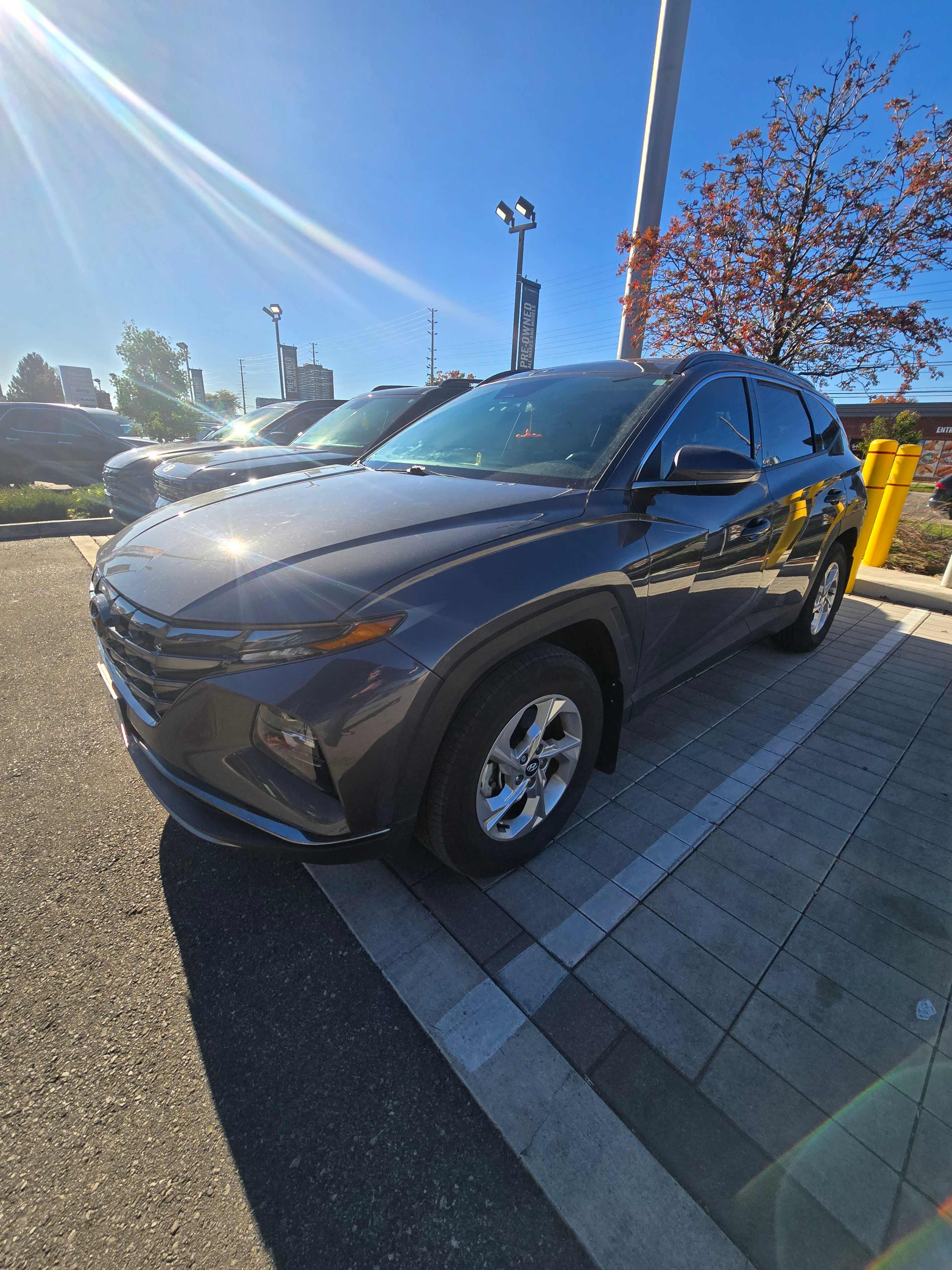 HYUNDAI TUCSON PREFERRED AWD W/TREND PACKAGE 2023 с VIN KM8JCCAE7PU196122 - Снимка от търг