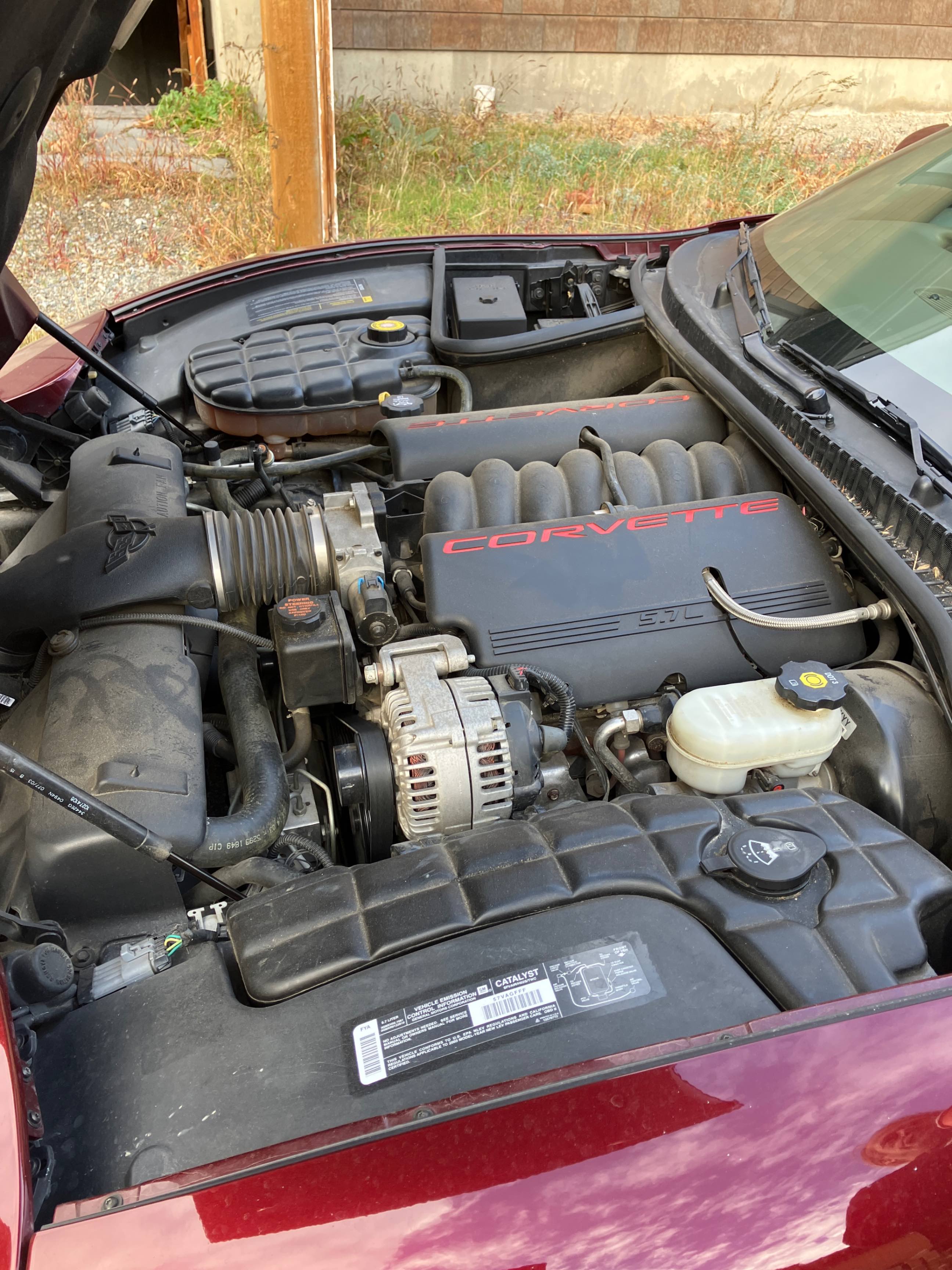 Photo 11 from auction – 2003 CHEVROLET CORVETTE 2DR CONVERTIBLE with VIN 1G1YY32G035126236
