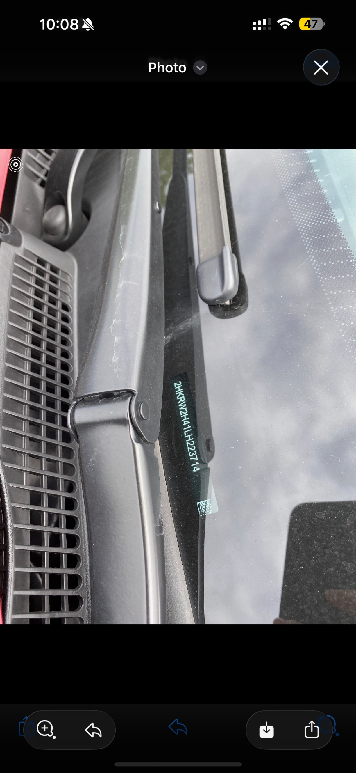 Снимка 10 от търг – 2020 HONDA CR-V SPORT с VIN 2HKRW2H41LH223714