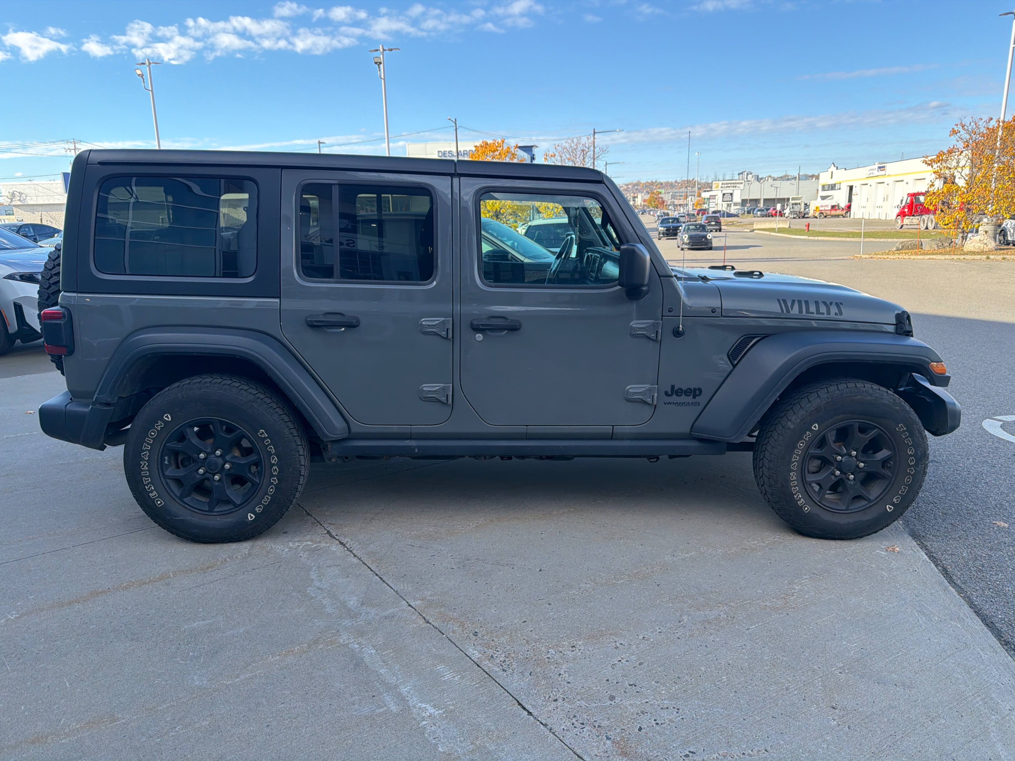 Снимка 3 от търг – 2021 JEEP WRANGLER UNLIMITED WILLYS с VIN 1C4HJXDGXMW517440