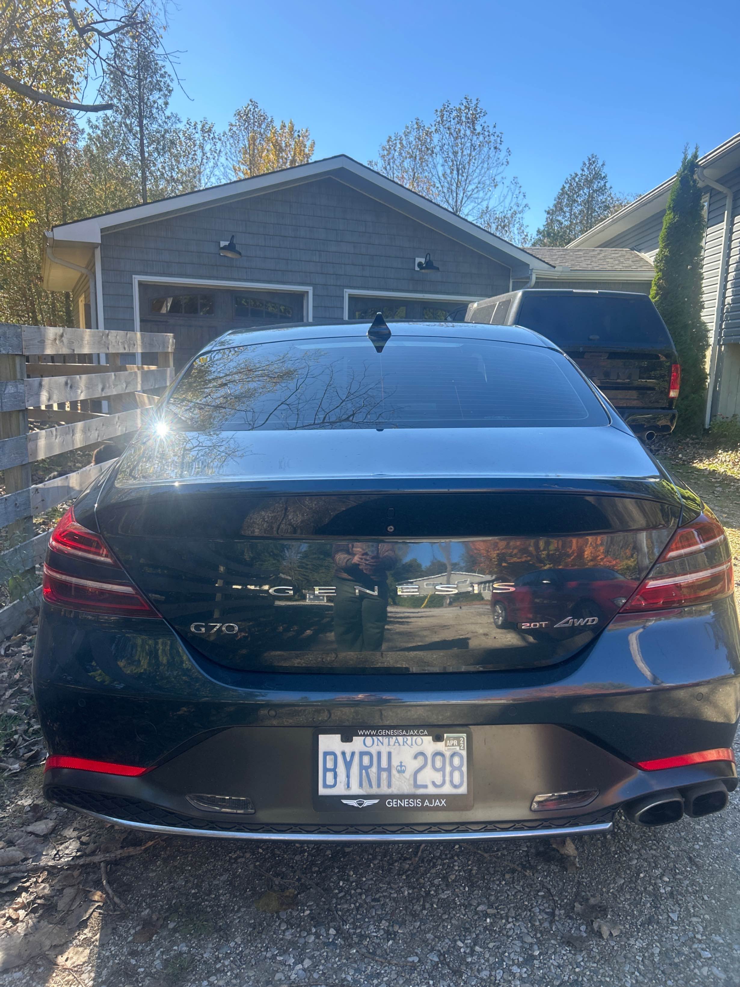 Photo 4 from auction – 2022 GENESIS G70 2.0T ADVANCED with VIN KMTG34TA5NU086389