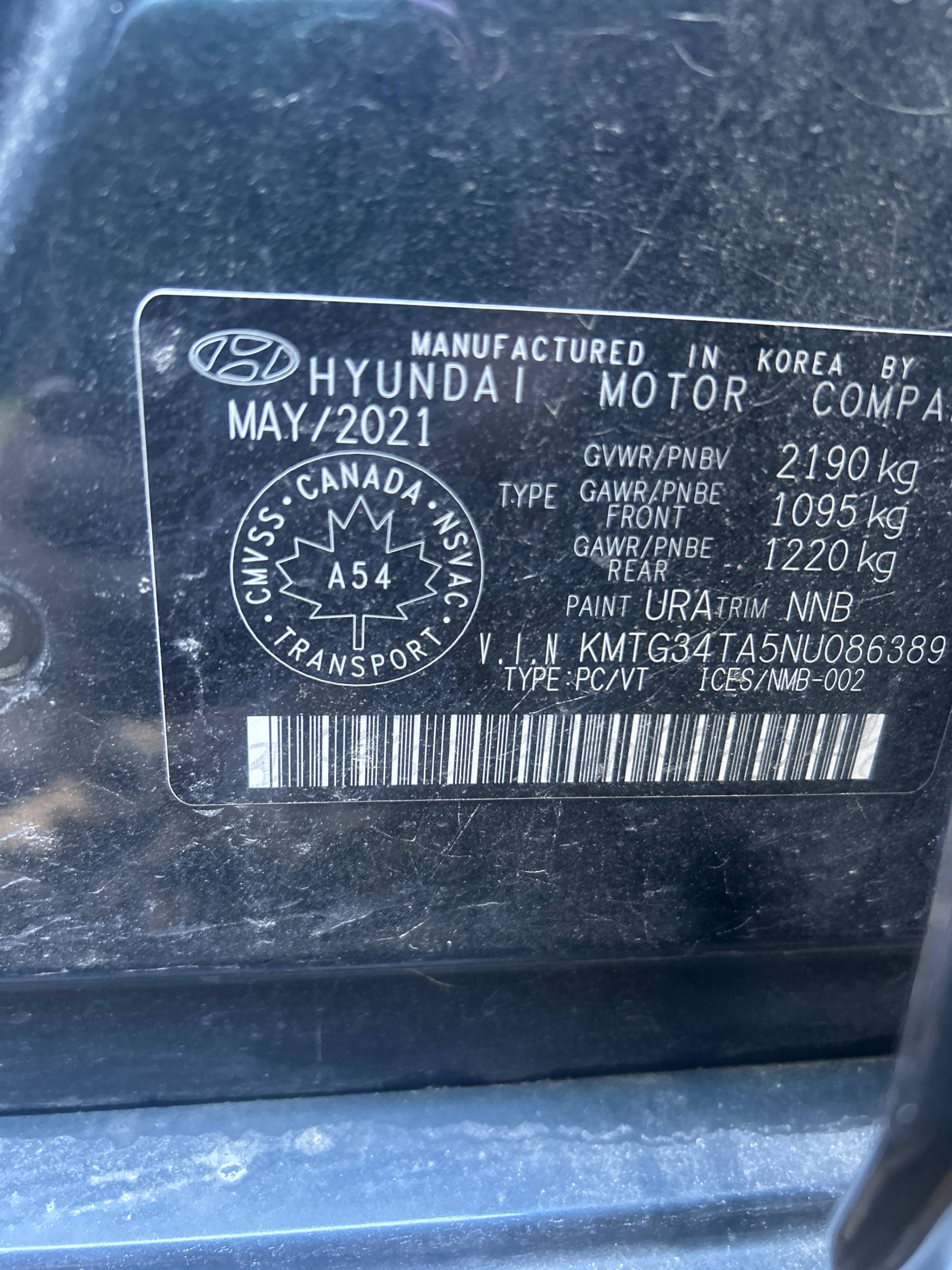 Photo 11 from auction – 2022 GENESIS G70 2.0T ADVANCED with VIN KMTG34TA5NU086389