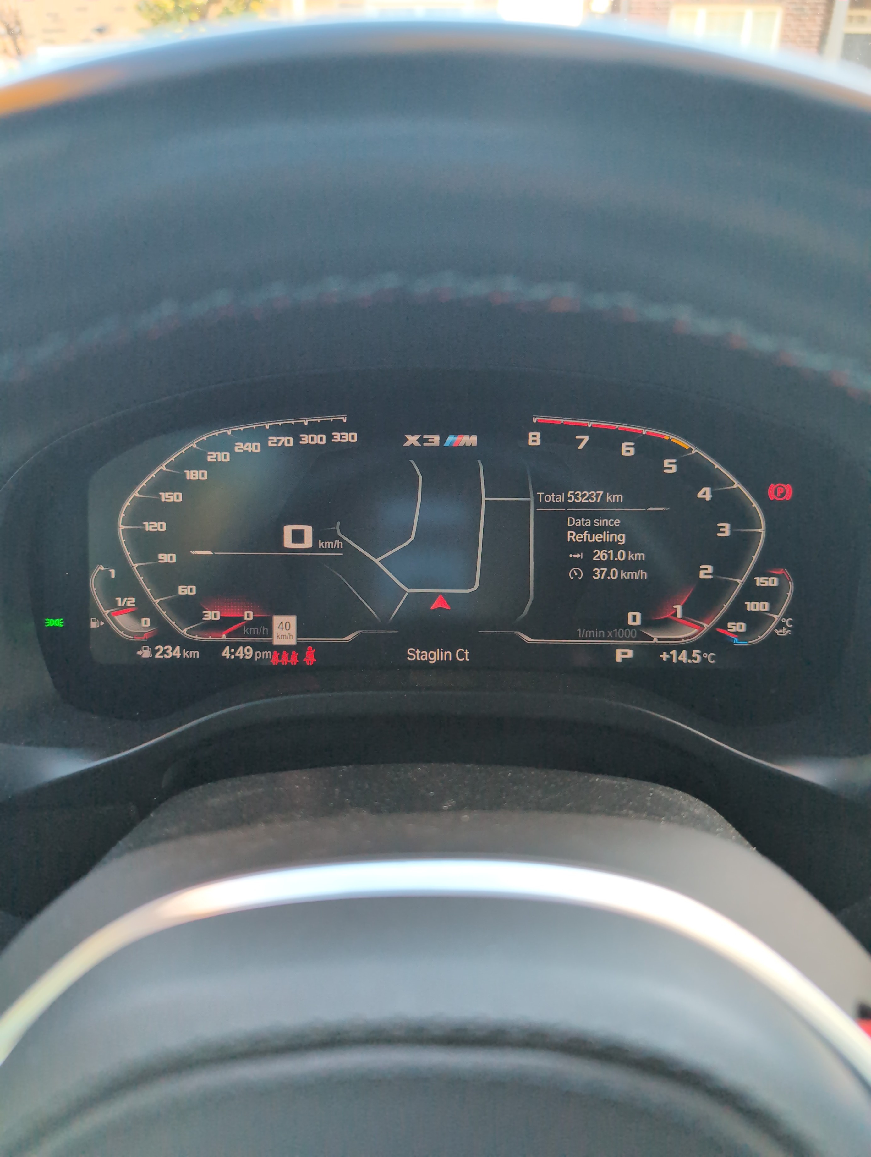 Снимка 8 от търг – 2023 BMW X3 M COMPETITION с VIN 5YM13EC00P9P47356