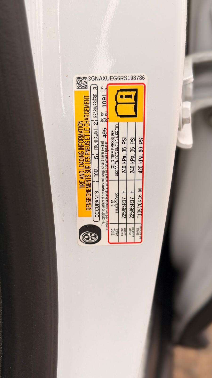 Снимка 11 от търг – 2024 CHEVROLET EQUINOX LT с VIN 3GNAXUEG6RS198786
