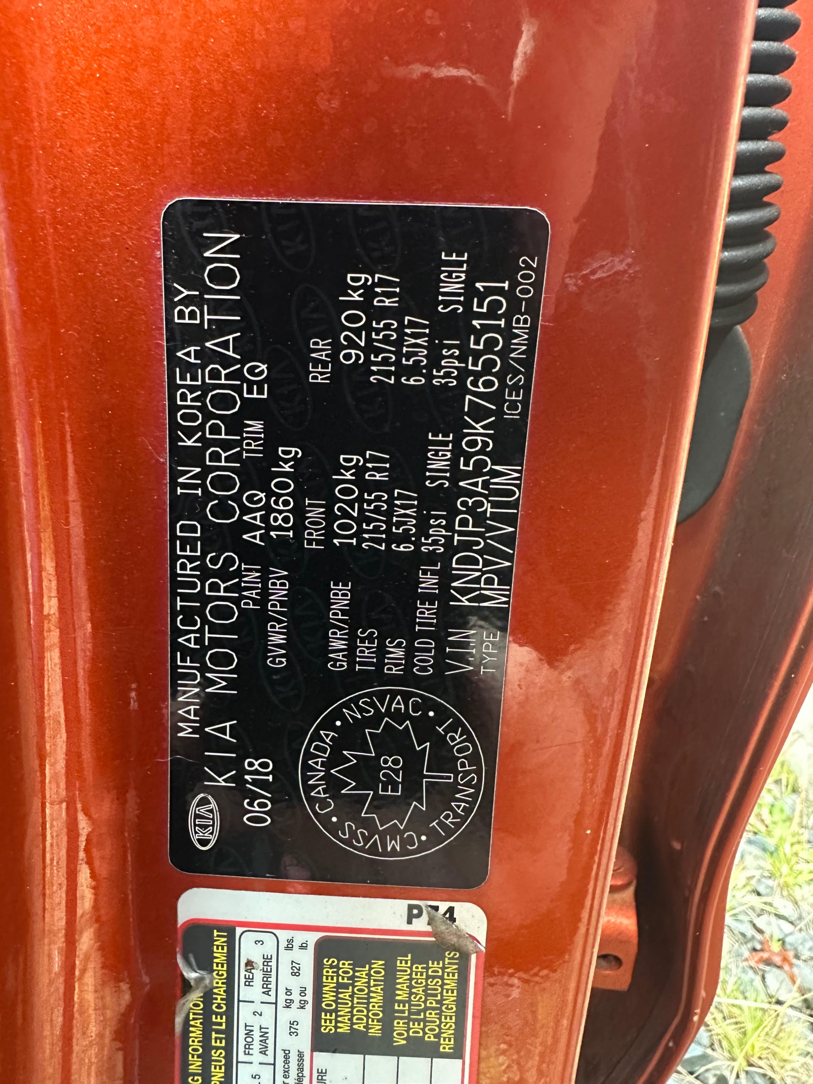 Photo 9 from auction – 2019 KIA SOUL AUTO with VIN KNDJP3A59K7655151