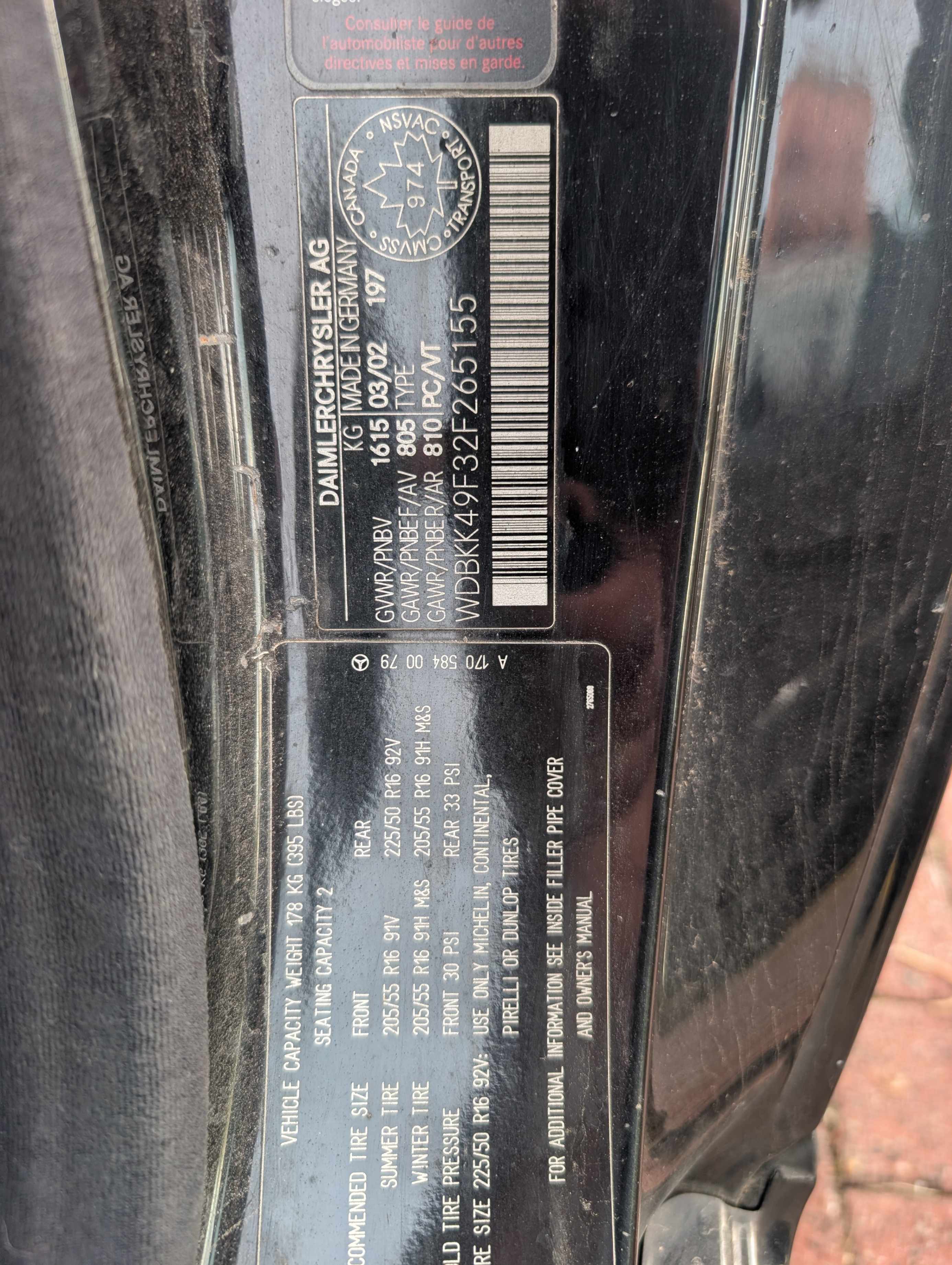 Снимка 11 от търг – 2002 MERCEDES-BENZ SLK-CLASS 2DR KOMPRESSOR ROADSTER 2.3L с VIN WDBKK49F32F265155