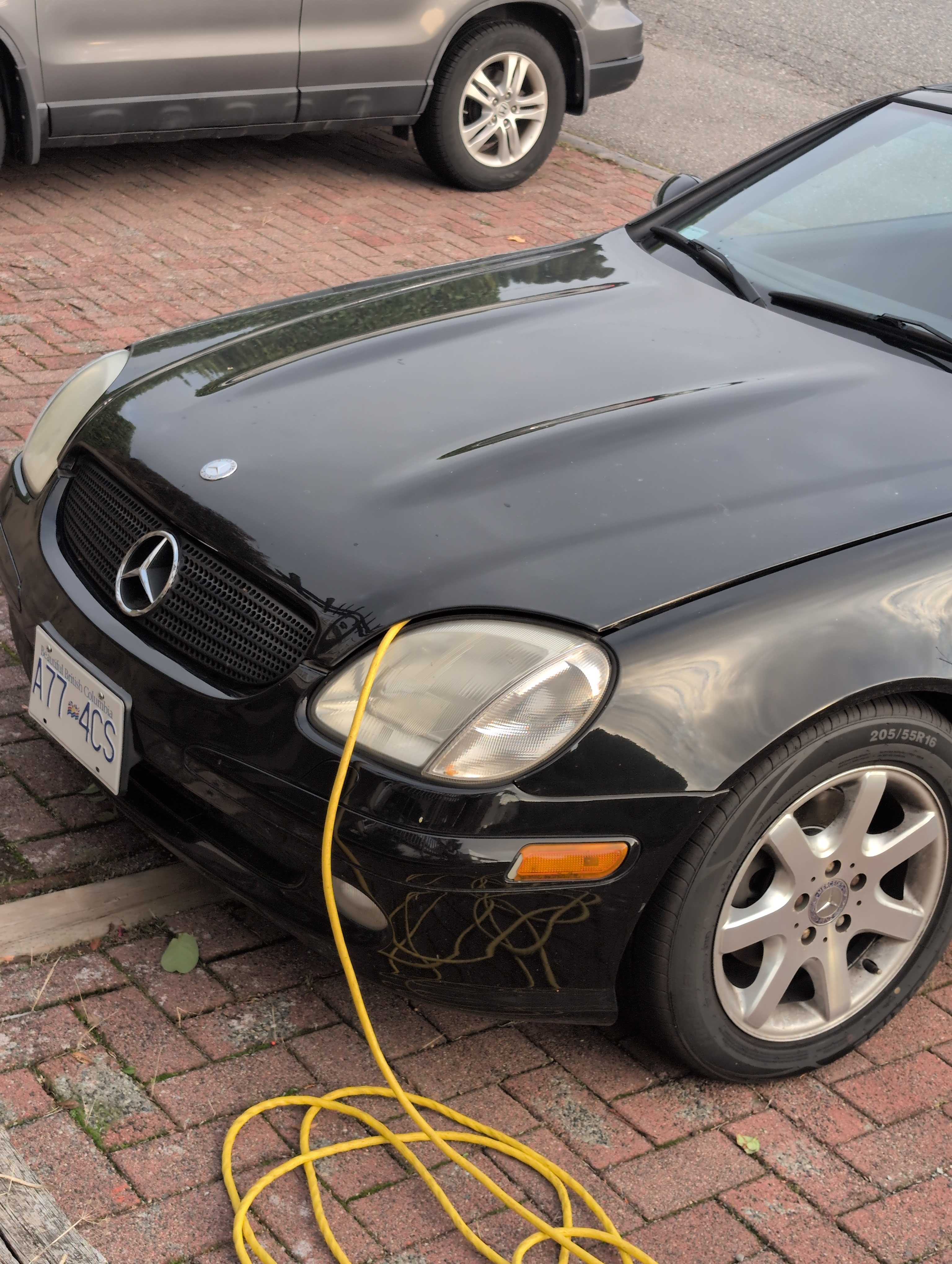 MERCEDES-BENZ SLK-CLASS 2DR KOMPRESSOR ROADSTER 2.3L 2002 с VIN WDBKK49F32F265155 - Снимка от търг