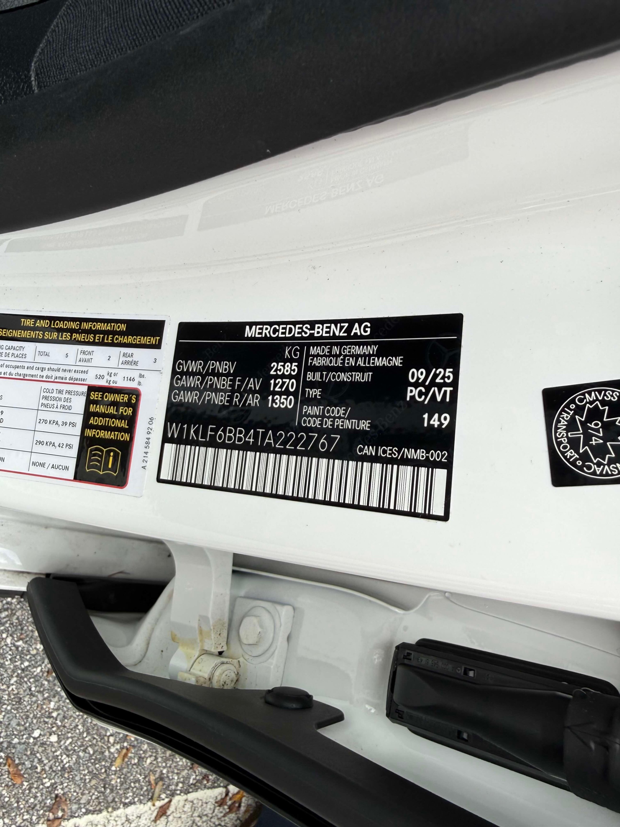 Photo 10 from auction – 2026 MERCEDES-BENZ E-CLASS E 450 with VIN W1KLF6BB4TA222767