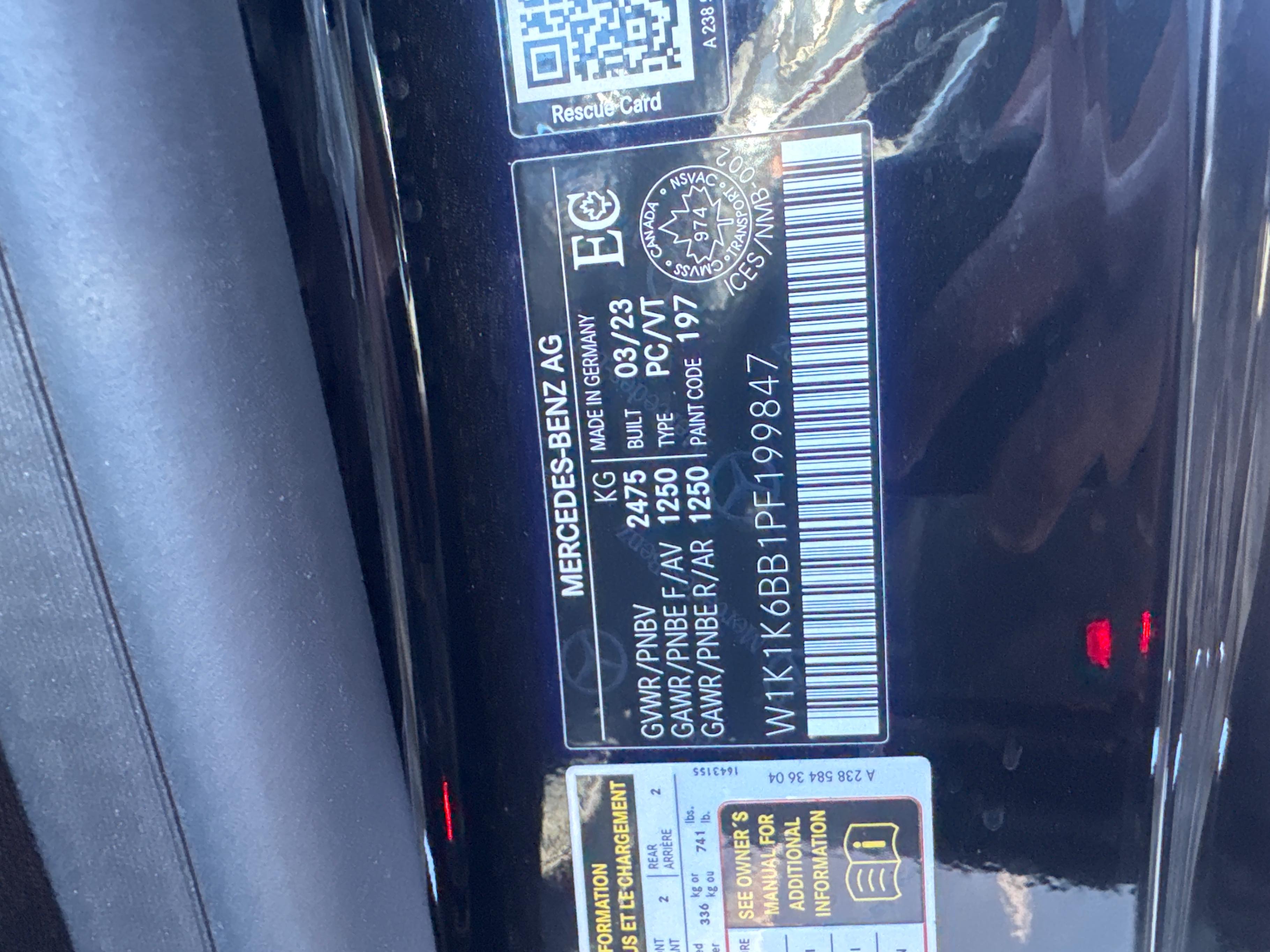 Photo 9 from auction – 2023 MERCEDES-BENZ E-CLASS AMG E 53 with VIN W1K1K6BB1PF199847