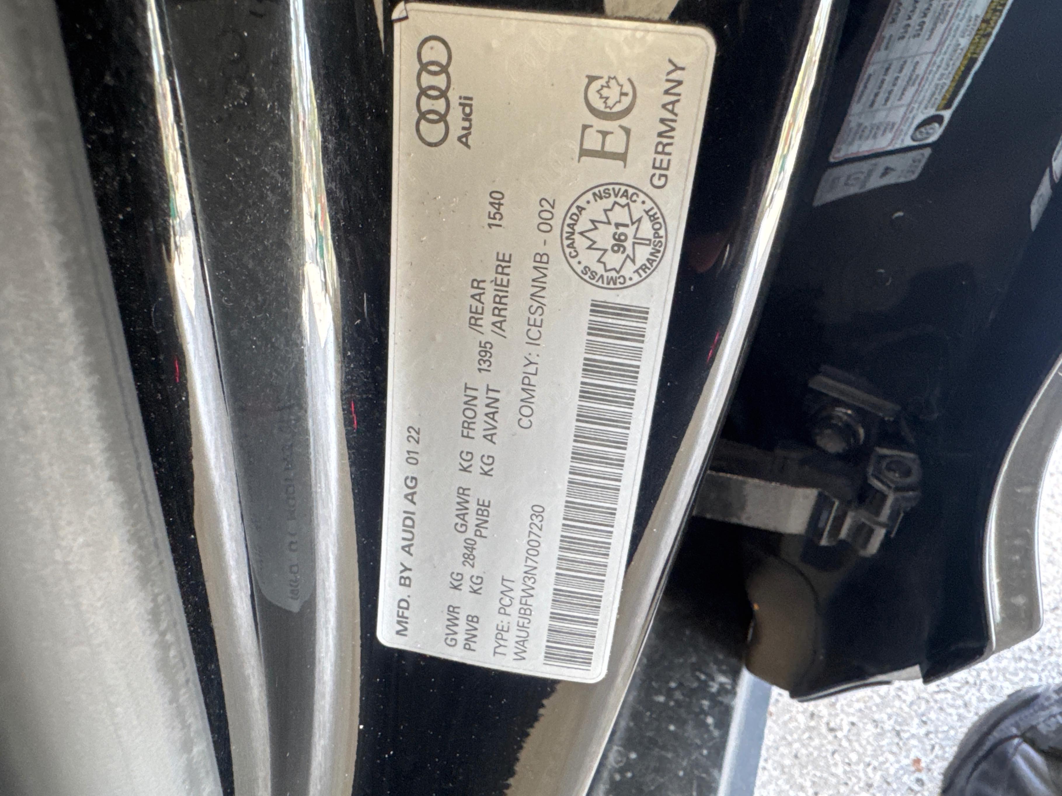 Photo 11 from auction – 2022 AUDI E-TRON GT QUATTRO with VIN WAUFJBFW3N7007230