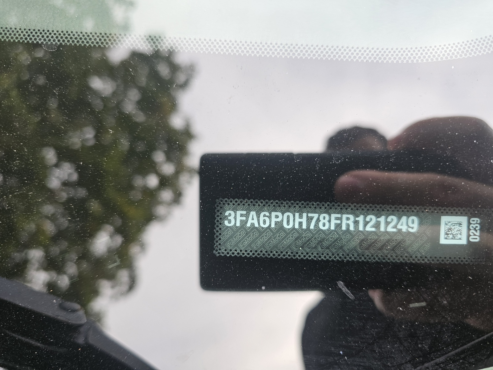 Photo 10 from auction – 2015 FORD FUSION SE with VIN 3FA6P0H78FR121249