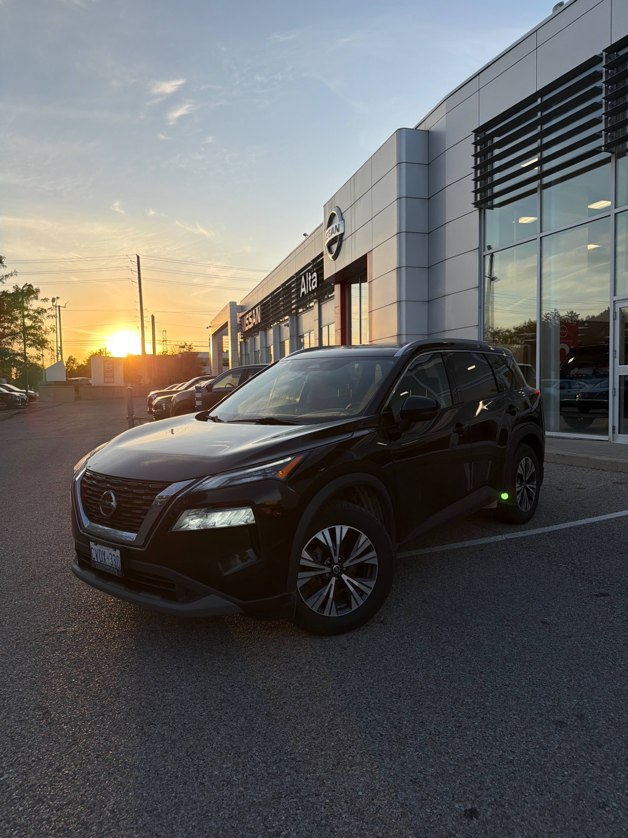 NISSAN ROGUE SV 2021 with VIN 5N1AT3BB0MC804844 - Photo from auction