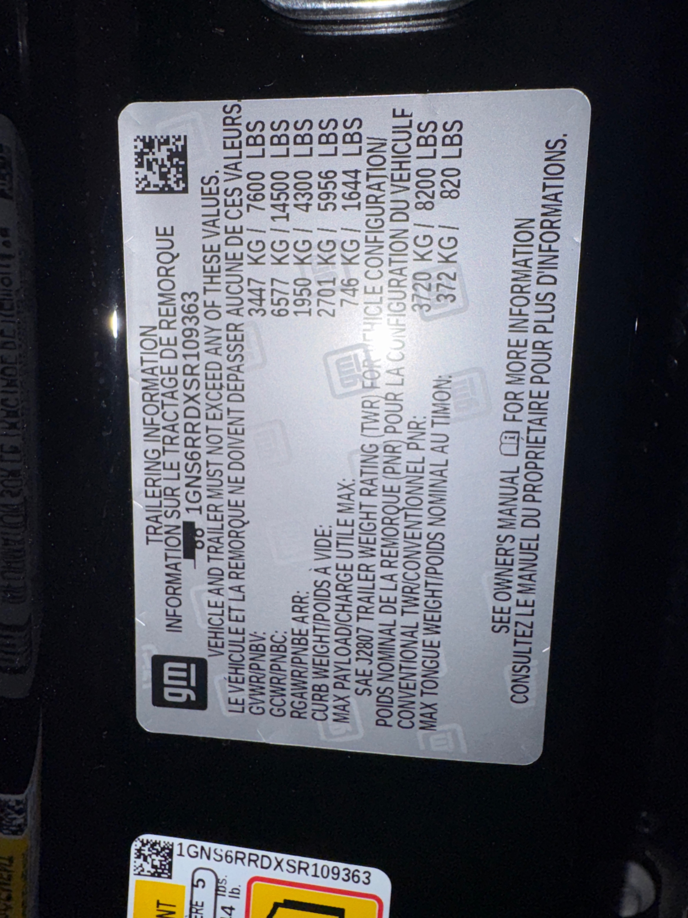 Снимка 16 от търг – 2025 CHEVROLET TAHOE RST с VIN 1GNS6RRDXSR109363