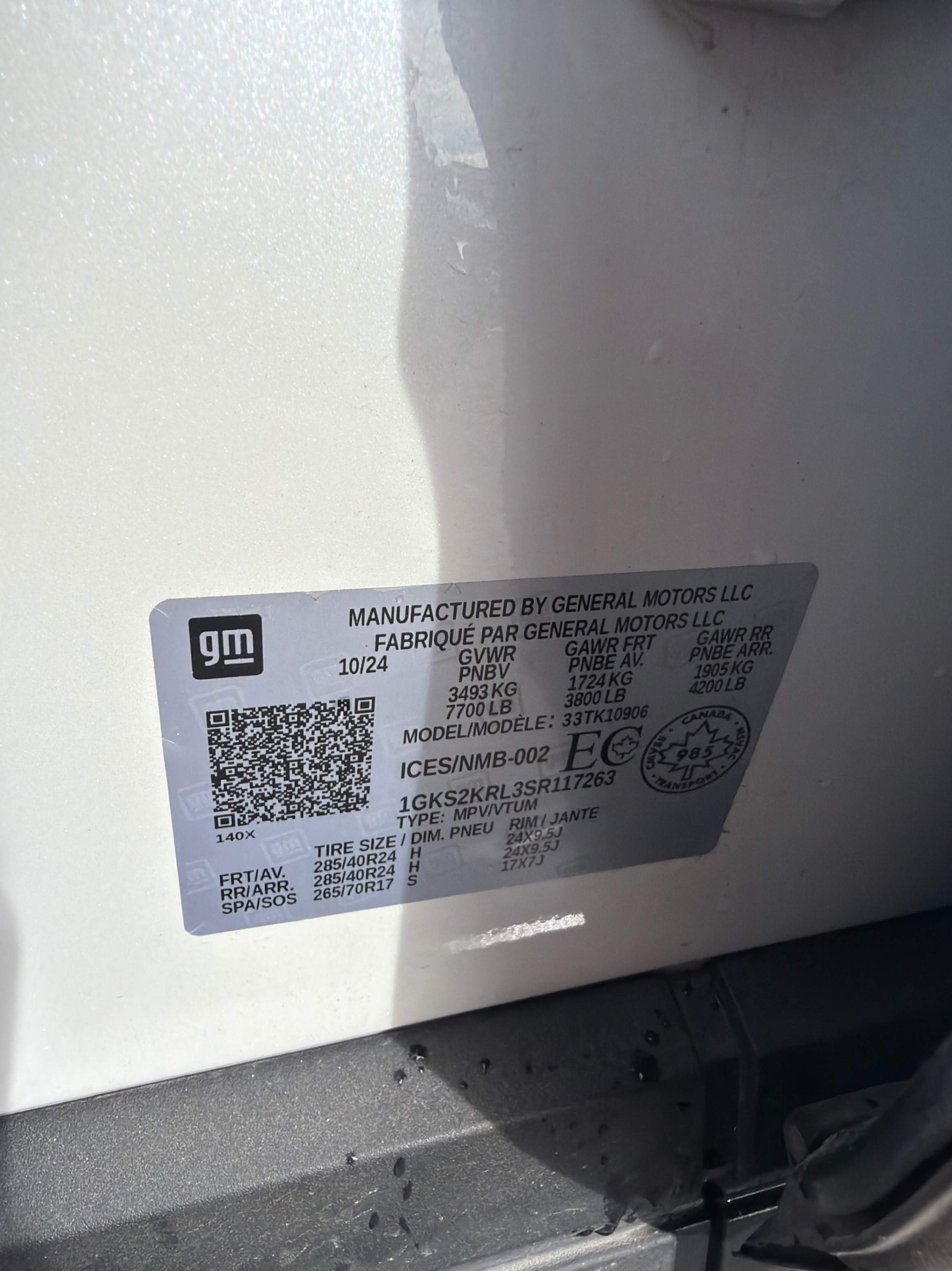 Снимка 10 от търг – 2025 GMC YUKON XL DENALI ULTIMATE с VIN 1GKS2KRL3SR117263