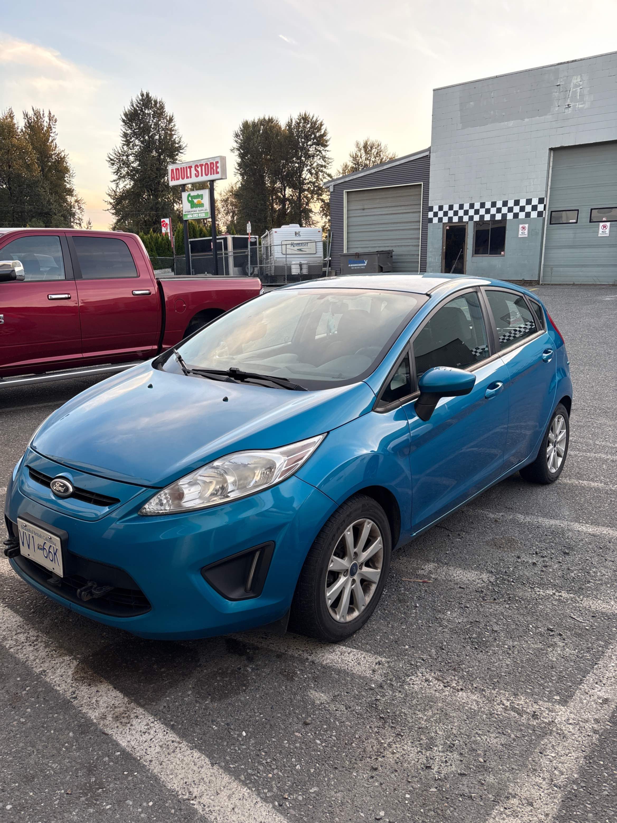 FORD FIESTA SE 2013 with VIN 3FADP4EJ4DM141667 - Photo from auction