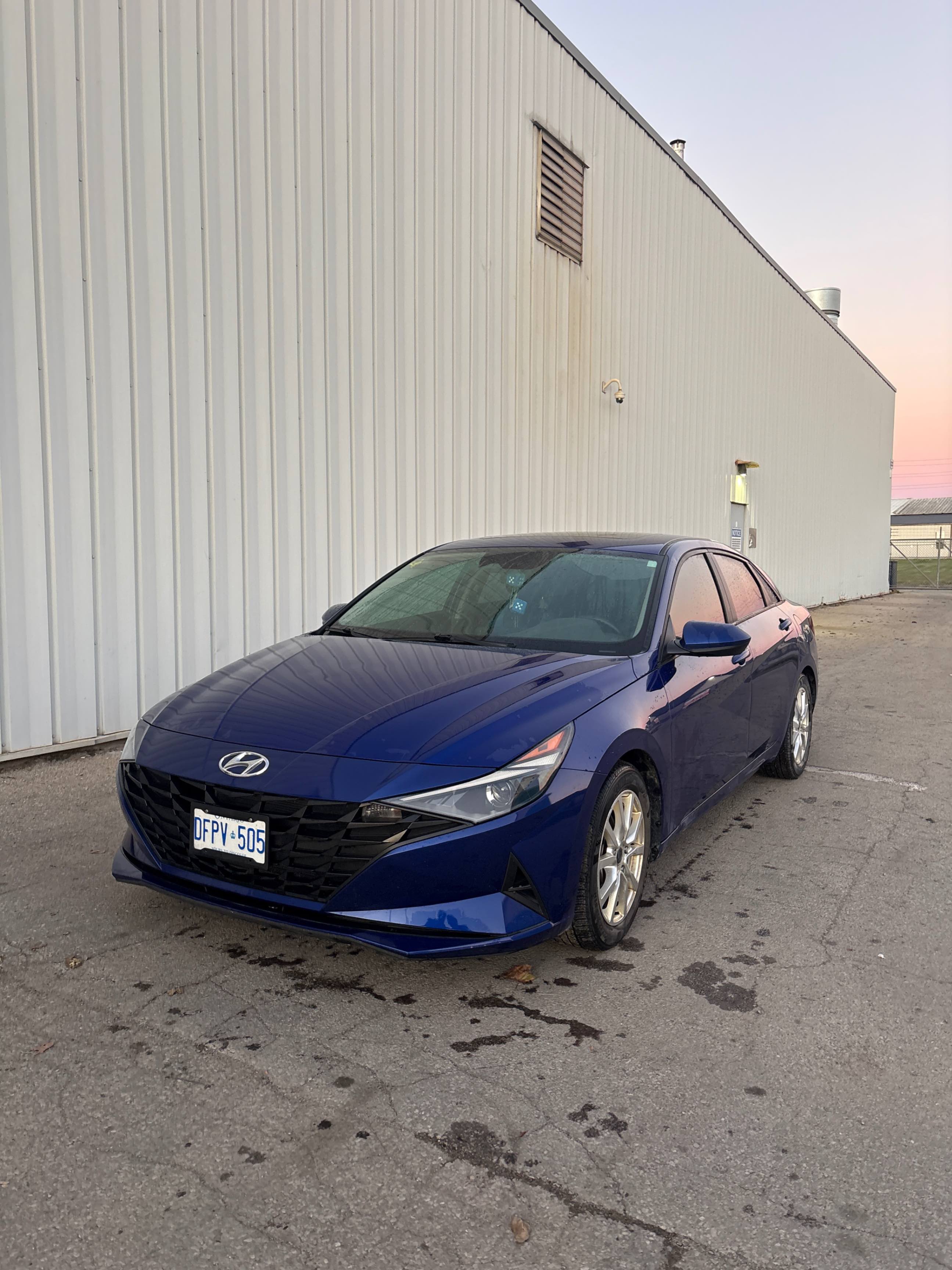 HYUNDAI ELANTRA PREFERRED 2021 с VIN KMHLM4AG6MU106757 - Снимка от търг