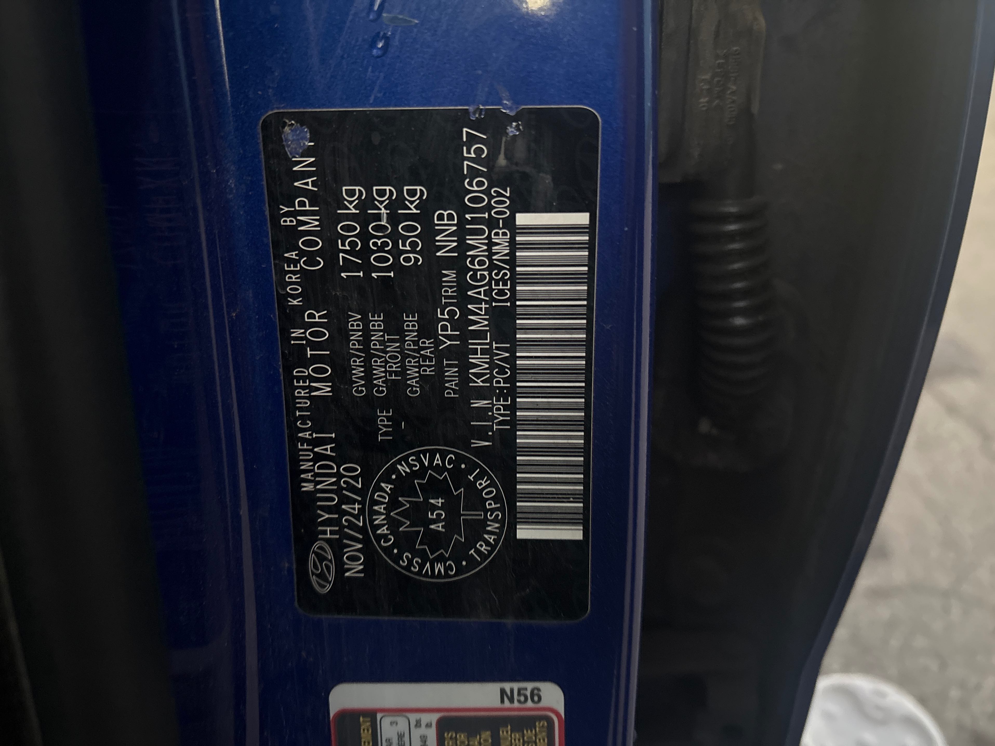 Снимка 11 от търг – 2021 HYUNDAI ELANTRA PREFERRED с VIN KMHLM4AG6MU106757