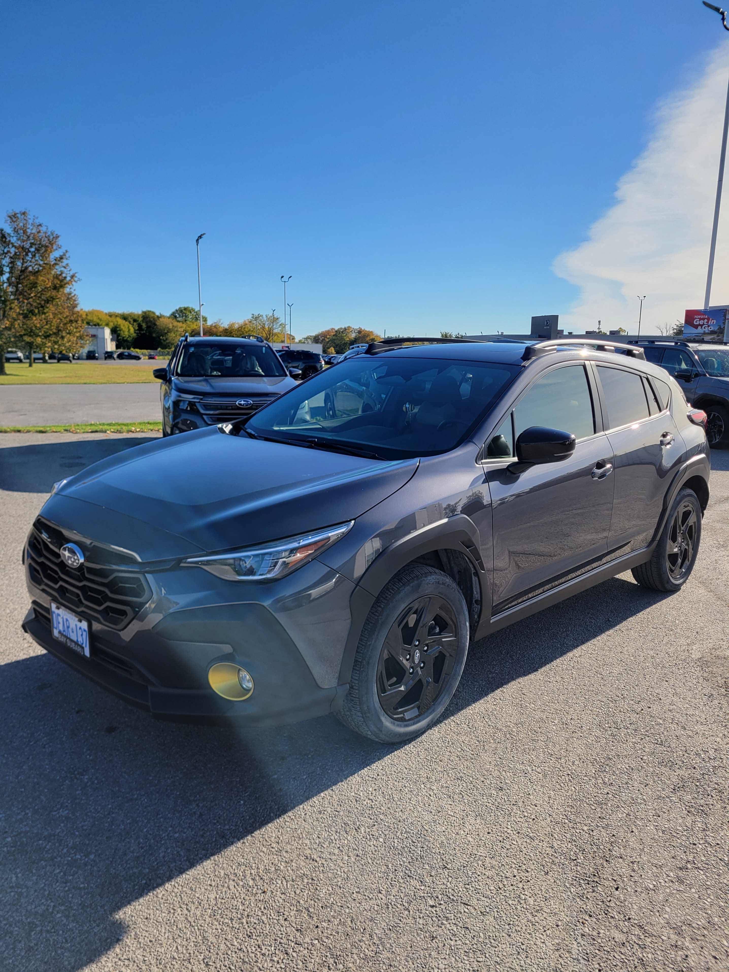 SUBARU CROSSTREK ONYX 2024 with VIN JF2GUHFC4RH897200 - Photo from auction