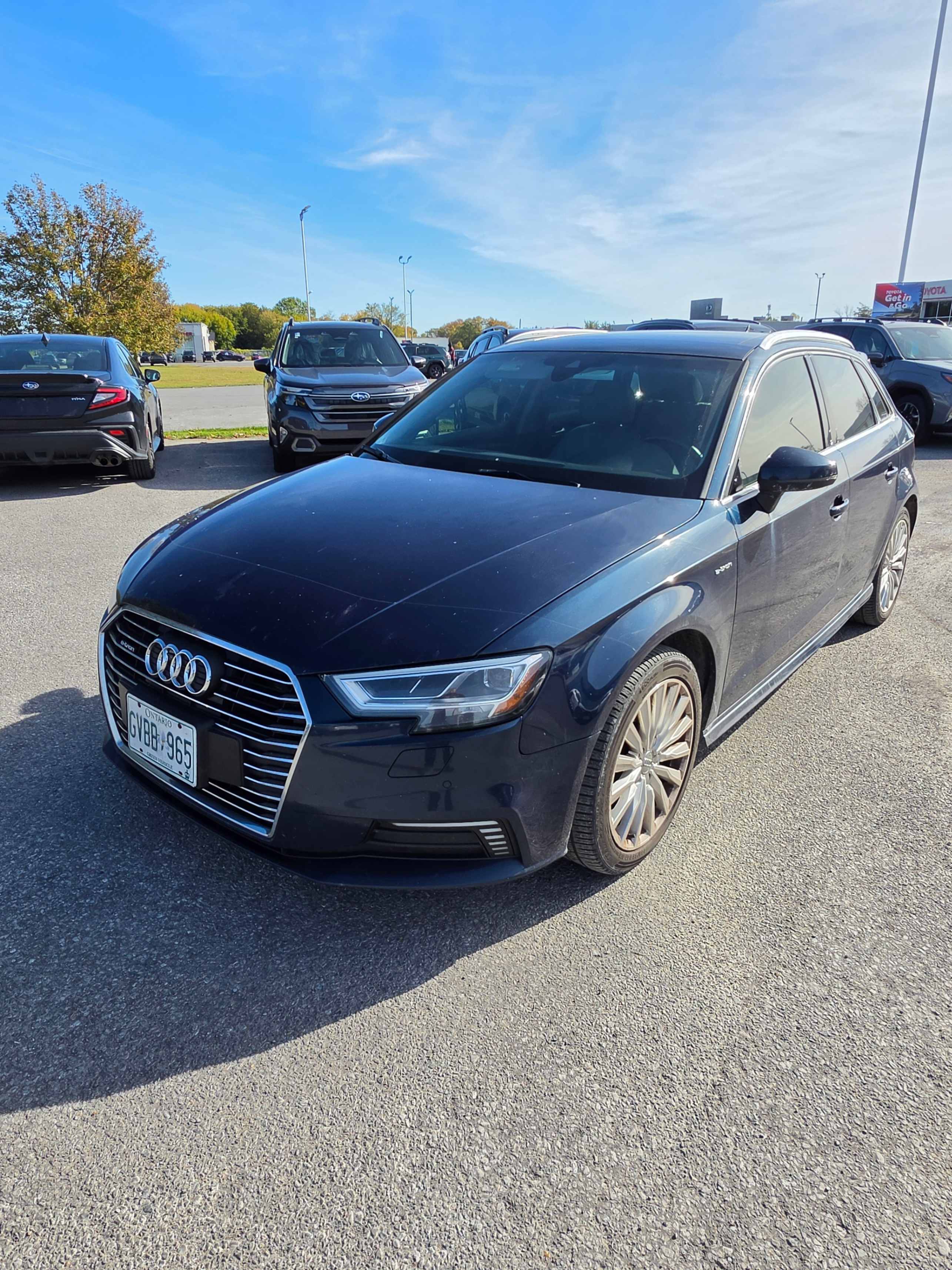 AUDI A3 SPORTBACK E-TRON TECHNIK 2018 with VIN WAUSPBFF2JA066716 - Photo from auction