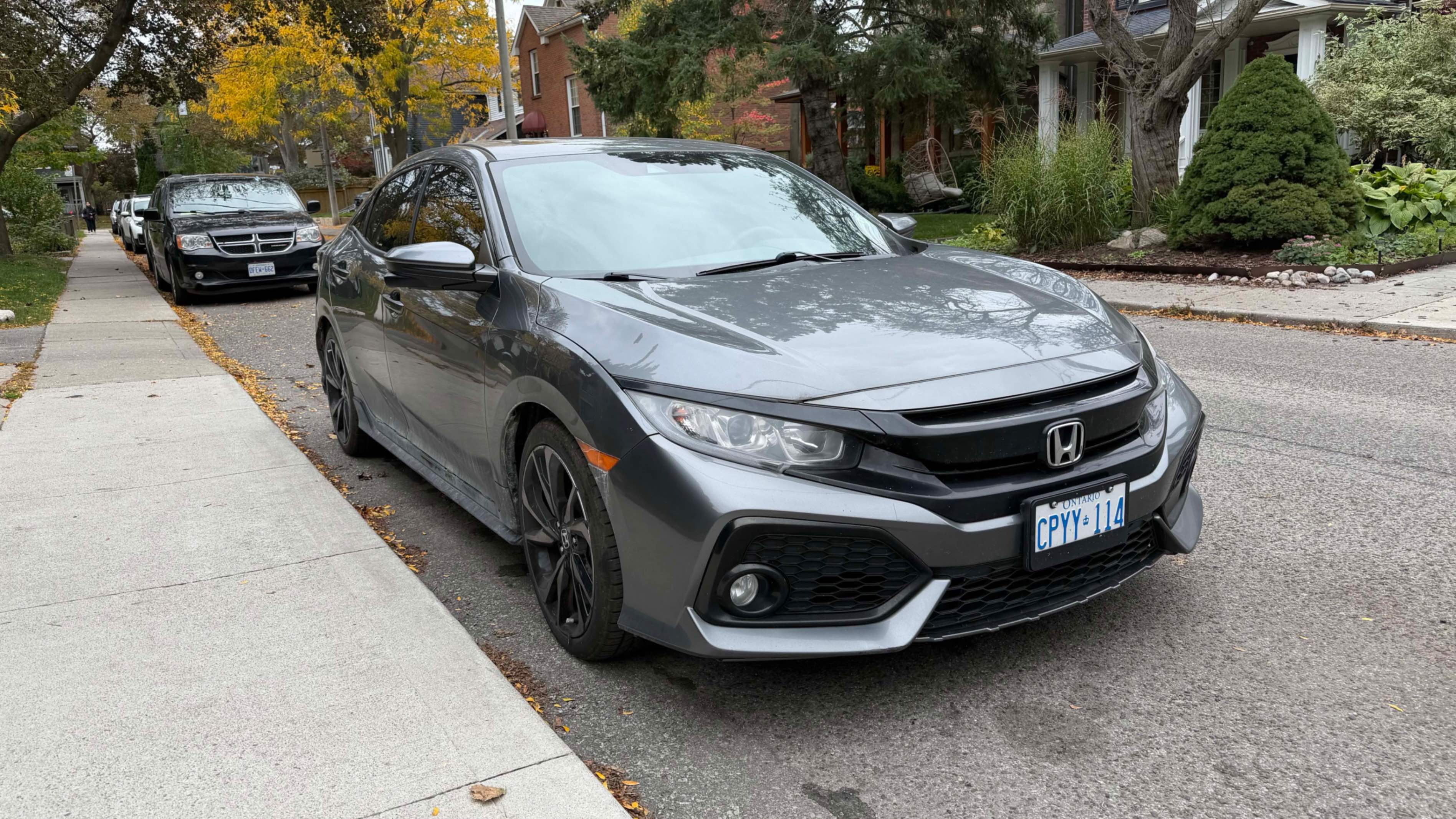 HONDA CIVIC HATCHBACK SPORT 2017 с VIN SHHFK7H41HU309332 - Снимка от търг