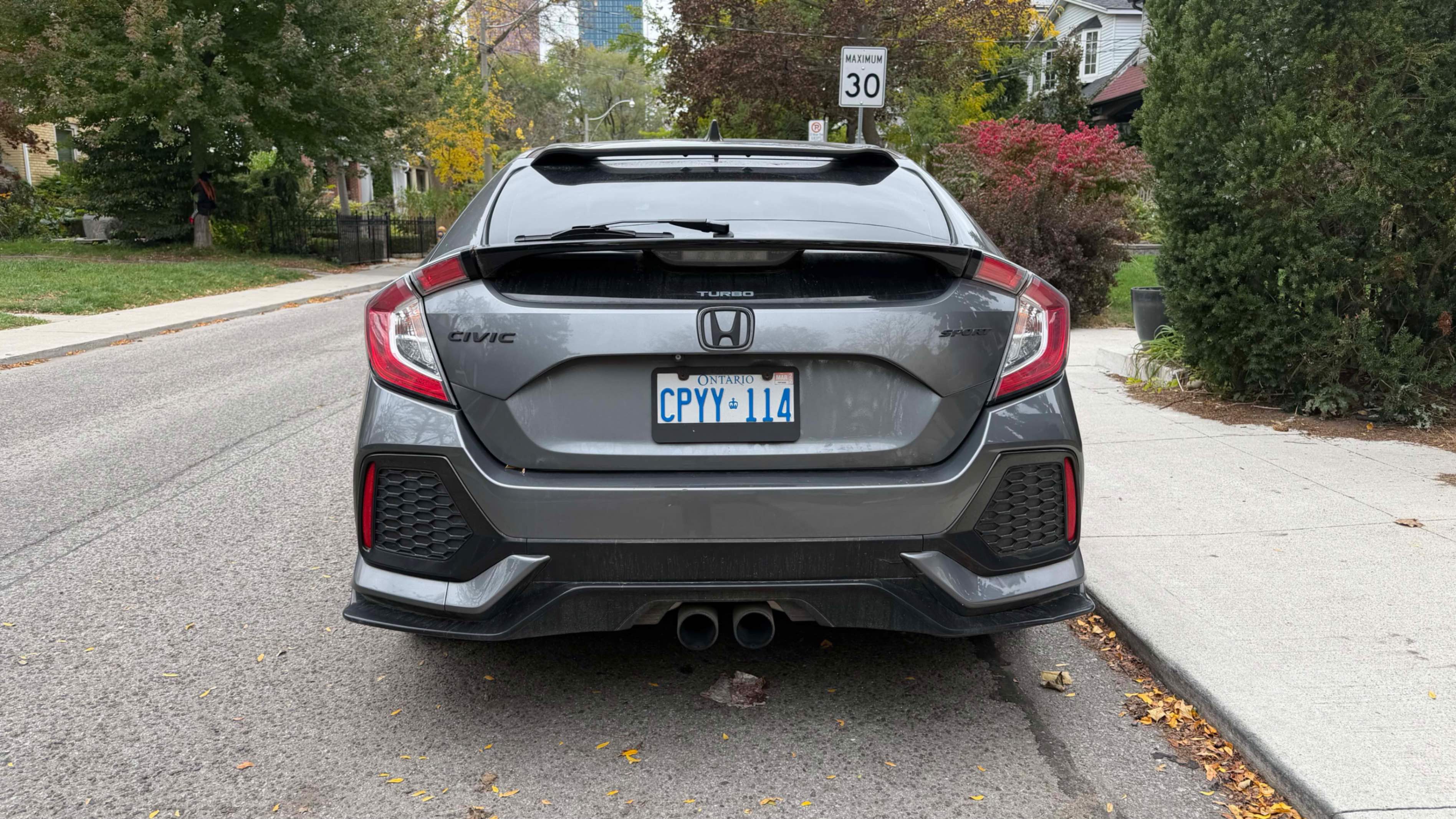 Снимка 4 от търг – 2017 HONDA CIVIC HATCHBACK SPORT с VIN SHHFK7H41HU309332