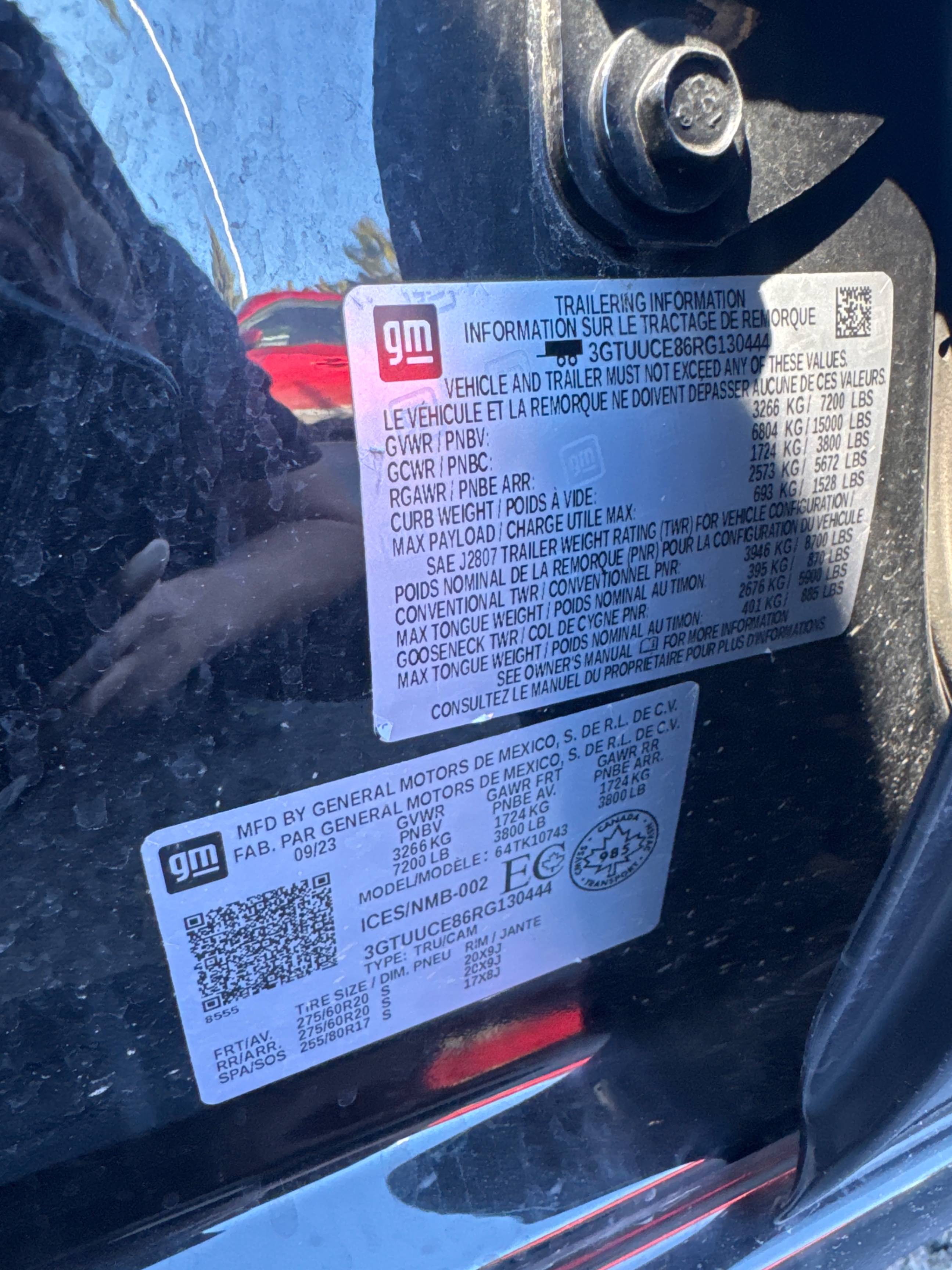 Photo 11 from auction – 2024 GMC SIERRA 1500 ELEVATION with VIN 3GTUUCE86RG130444