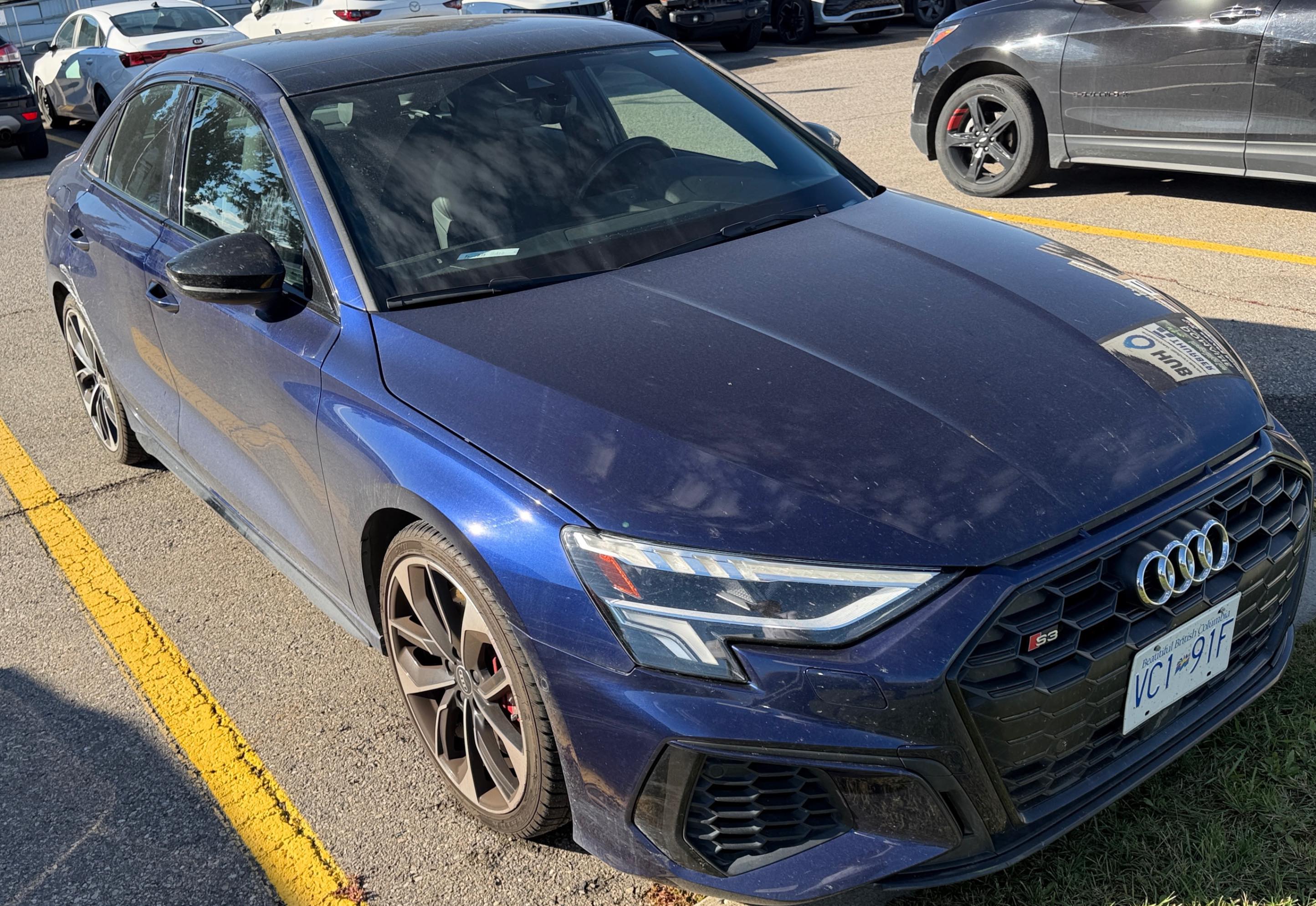 AUDI S3 SEDAN PROGRESSIV 2022 with VIN WAUH3CGY5NA031394 - Photo from auction