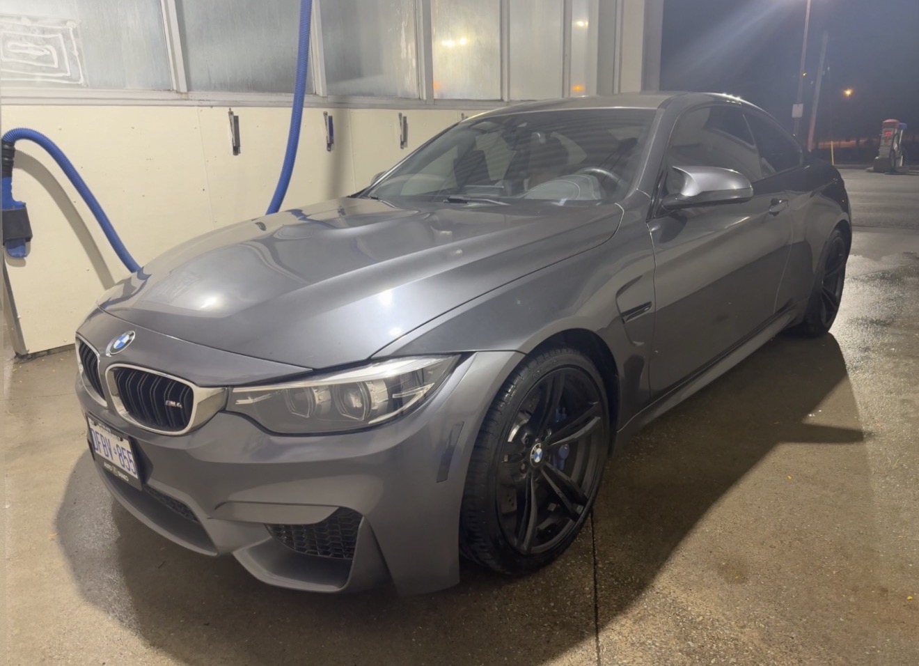 BMW M4 COUPE 2018 with VIN WBS4Y9C52JAC87323 - Photo from auction
