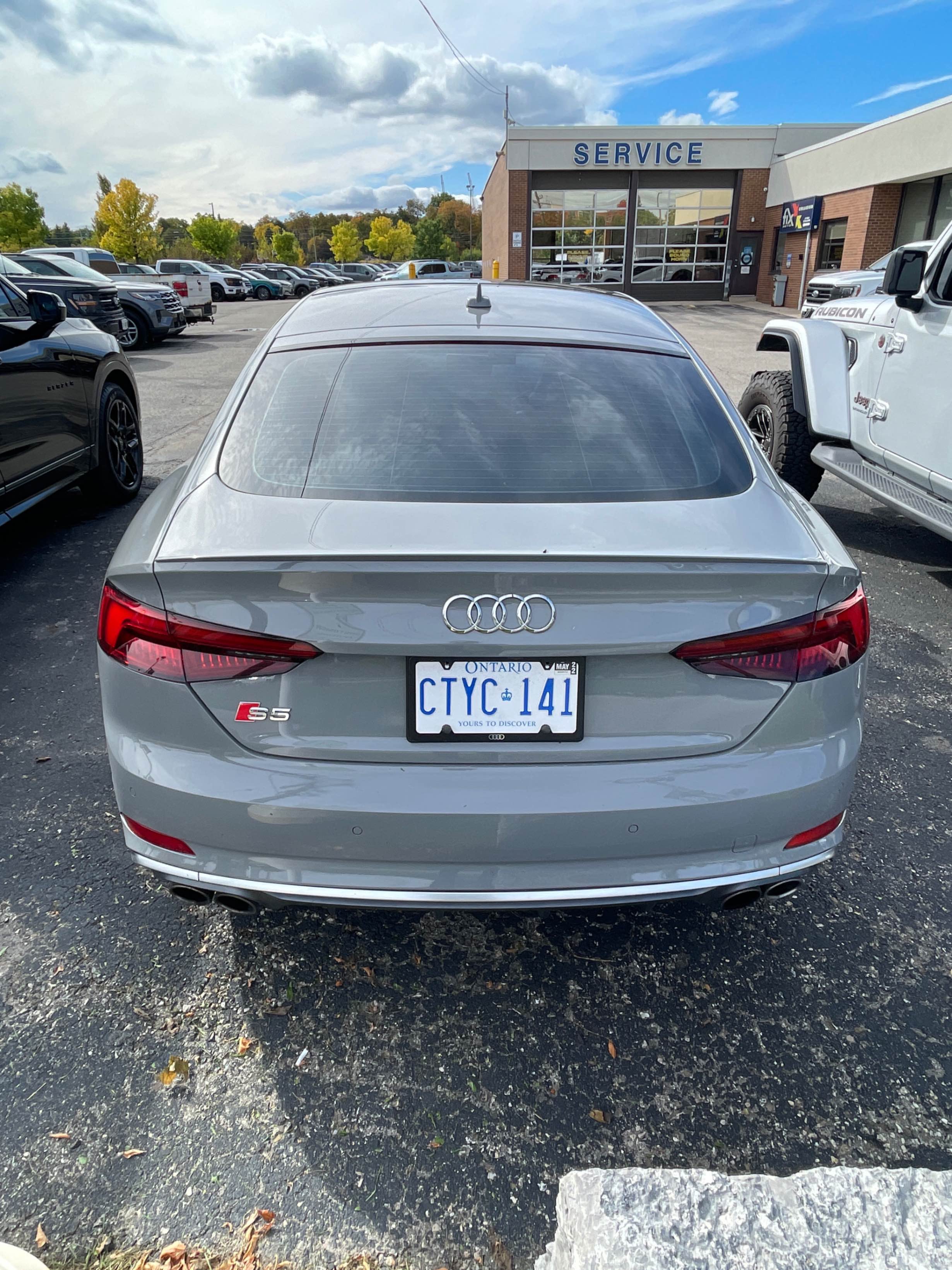 Photo 4 from auction – 2018 AUDI S5 SPORTBACK TECHNIK with VIN WAUC4CF59JA087282