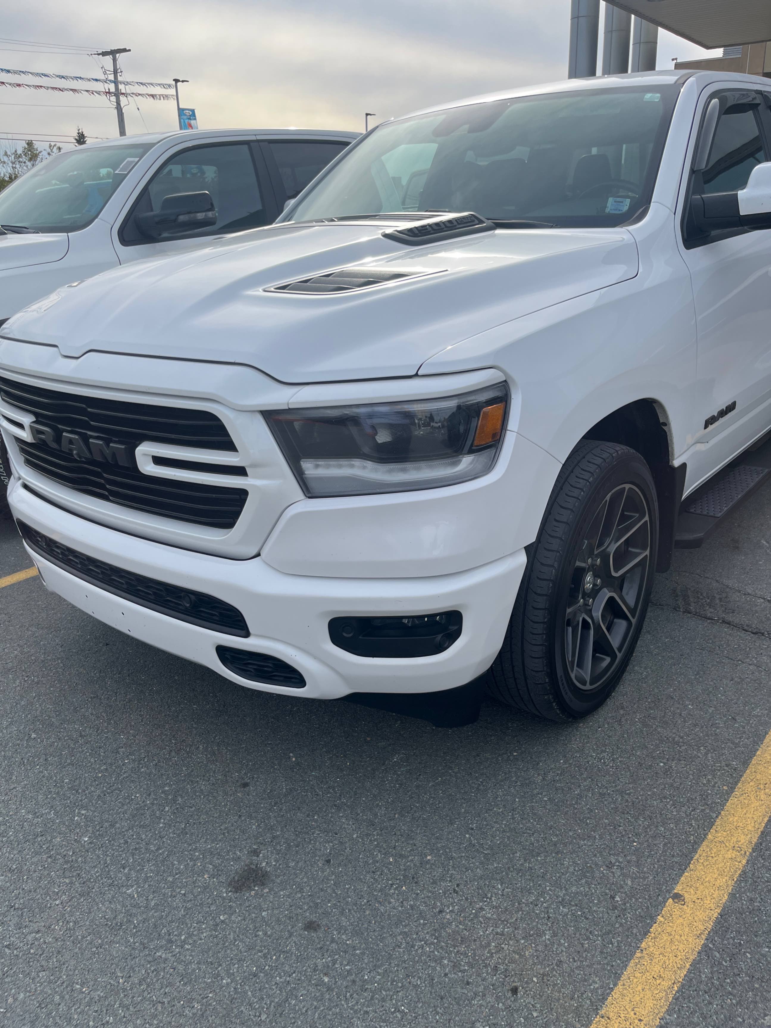 RAM 1500 SPORT 2020 with VIN 1C6SRFLTXLN204942 - Photo from auction