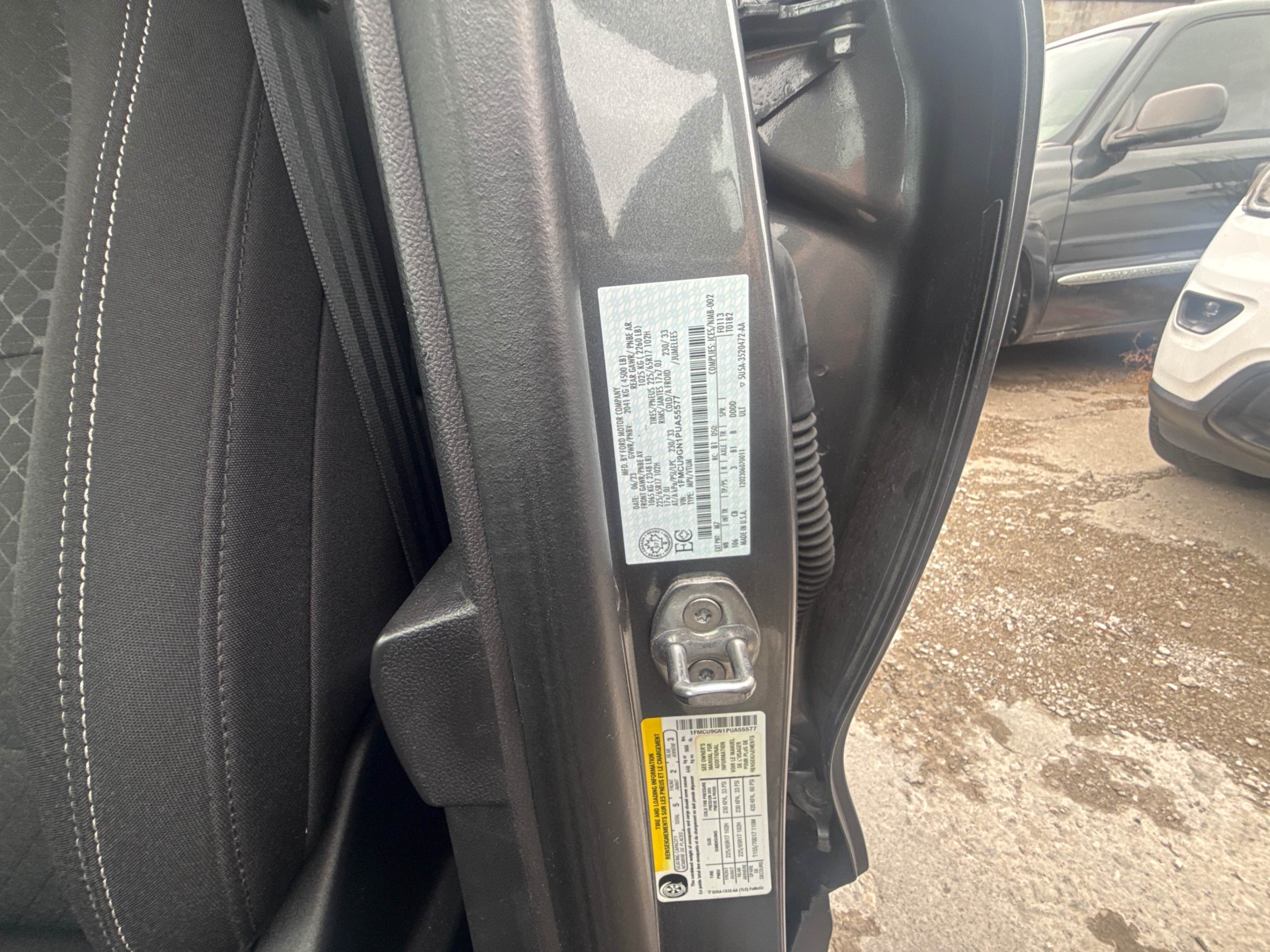 Photo 11 from auction – 2023 FORD ESCAPE ACTIVE with VIN 1FMCU9GN1PUA55577