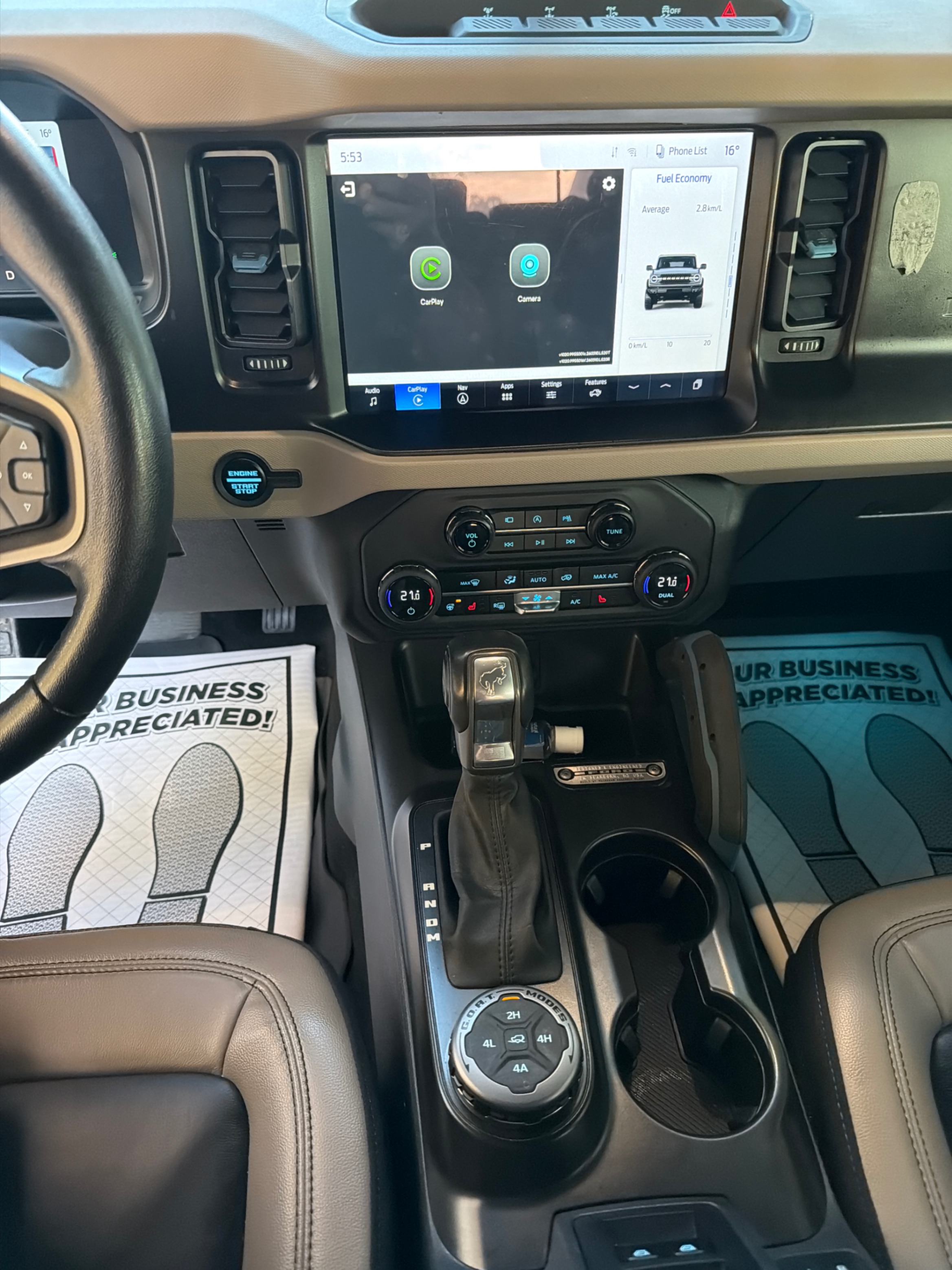 Снимка 9 от търг – 2023 FORD BRONCO 4 DOOR ADVANCED 4X4 с VIN 1FMEE5DP1PLB64194